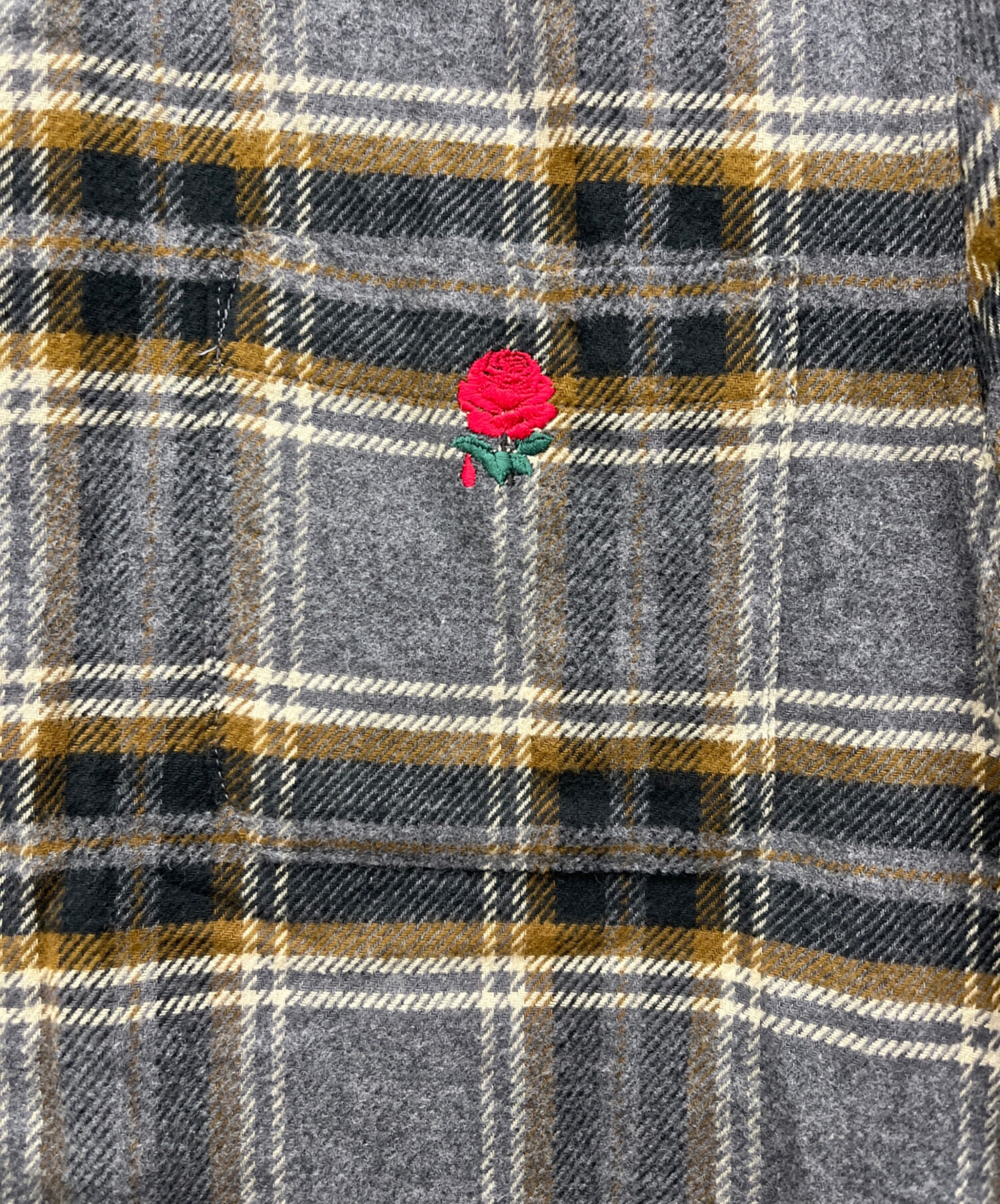 アンダーカバー　長袖チェックシャツ undercover アンダーカバー チェック柄長袖シャツ - メルカリ