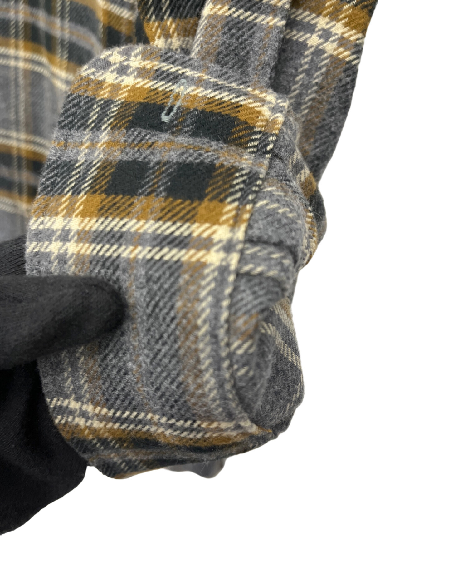 アンダーカバー　長袖チェックシャツ undercover アンダーカバー チェック柄長袖シャツ - メルカリ