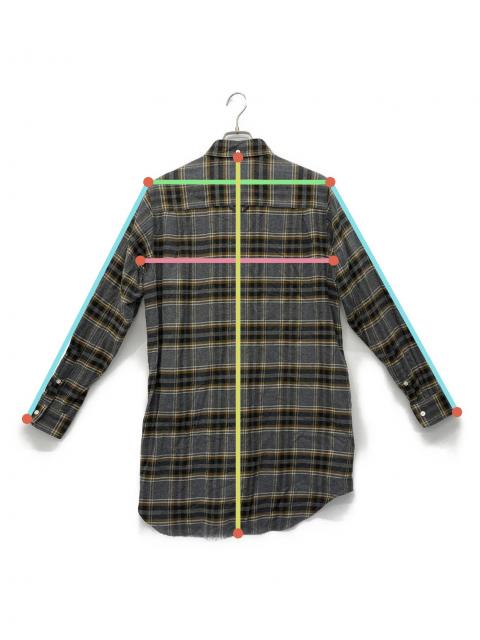 中古・古着通販】UNDERCOVER (アンダーカバー) ネルチェックBDロング