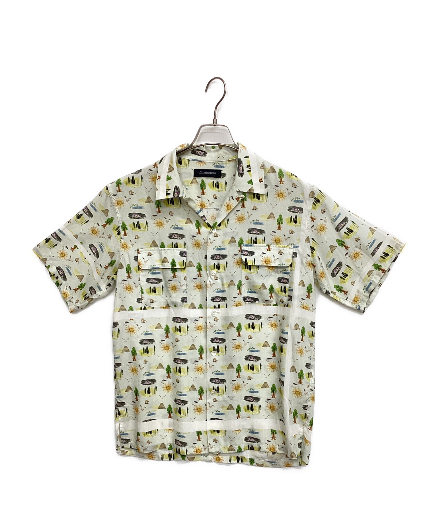 メンズファッション john undercover studious オープンカラーシャツ