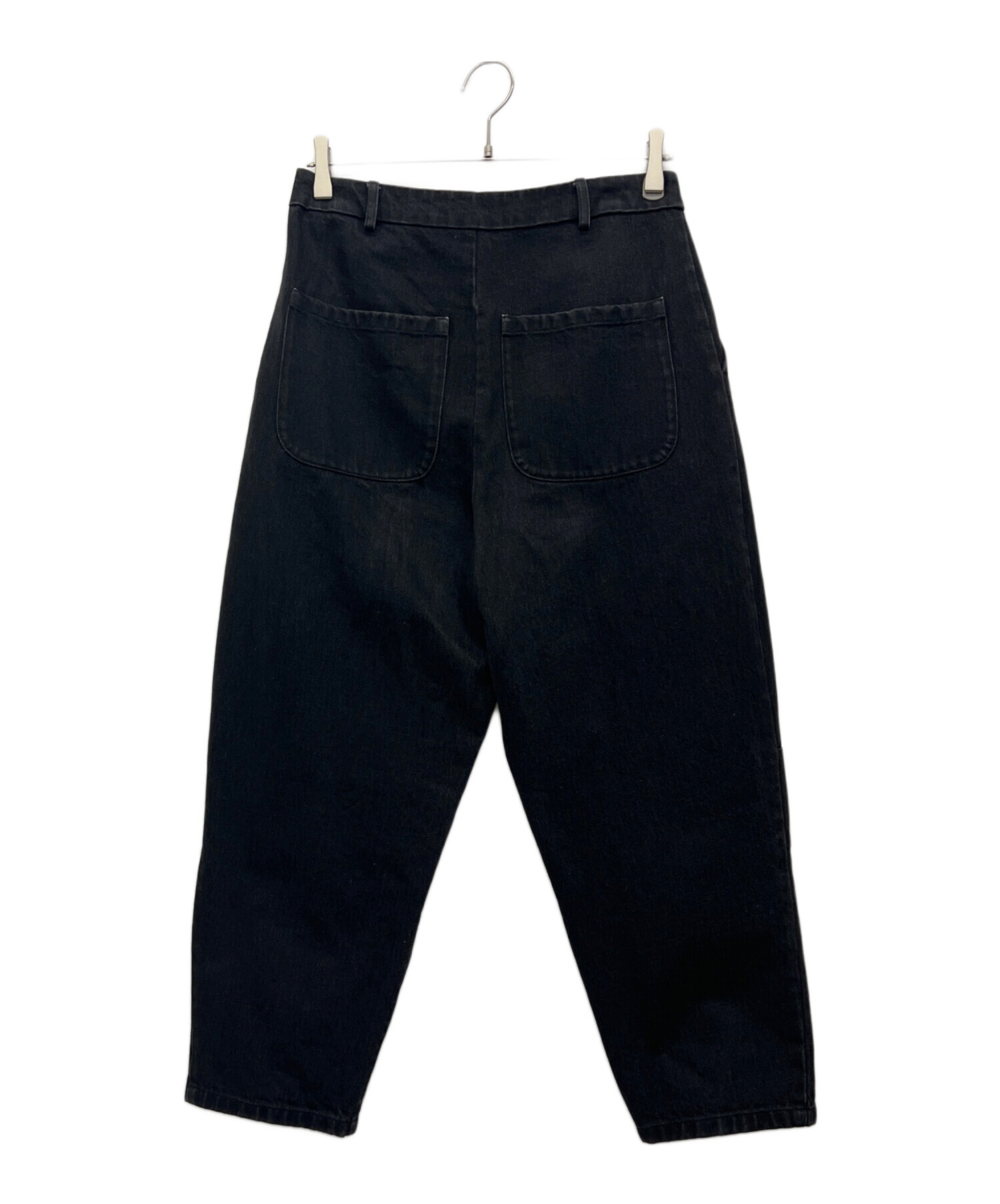 中古・古着通販】apuntob (アプントビー) デニムパンツ ブラック 中古・古着通販】apuntob (アプントビー) デニムパンツ ブラック
