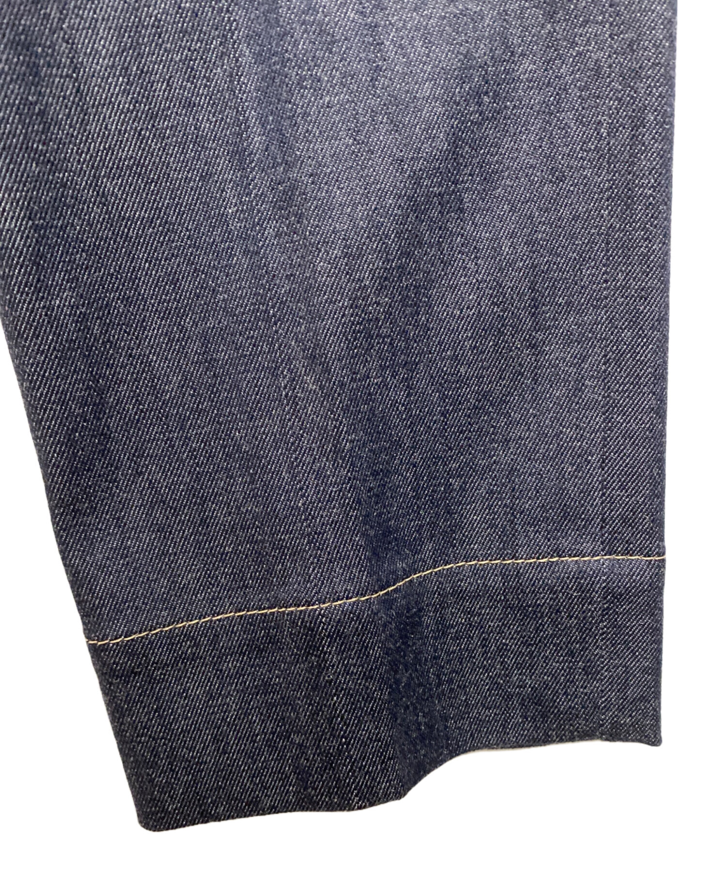 中古・古着通販】ANAYI (アナイ) デニムライク切り替えテーパード