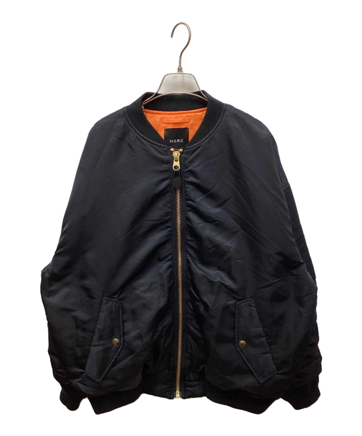 中古・古着通販】N.O.R.C (ノーク) オーバーサイズMA-1ブルゾン 