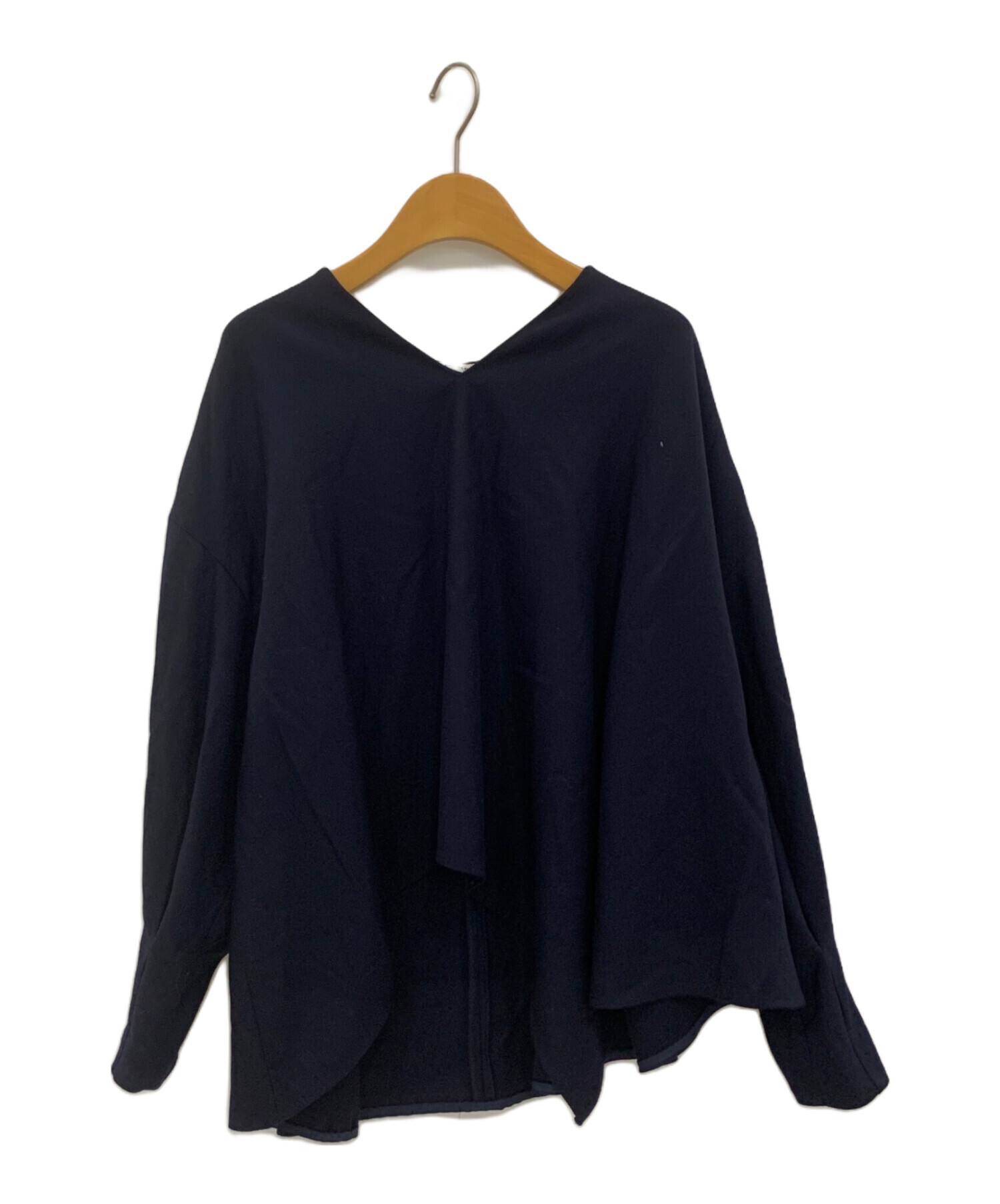 未使用］エンフォルド アシンメトリー プルオーバー ブラウス ネイビー
