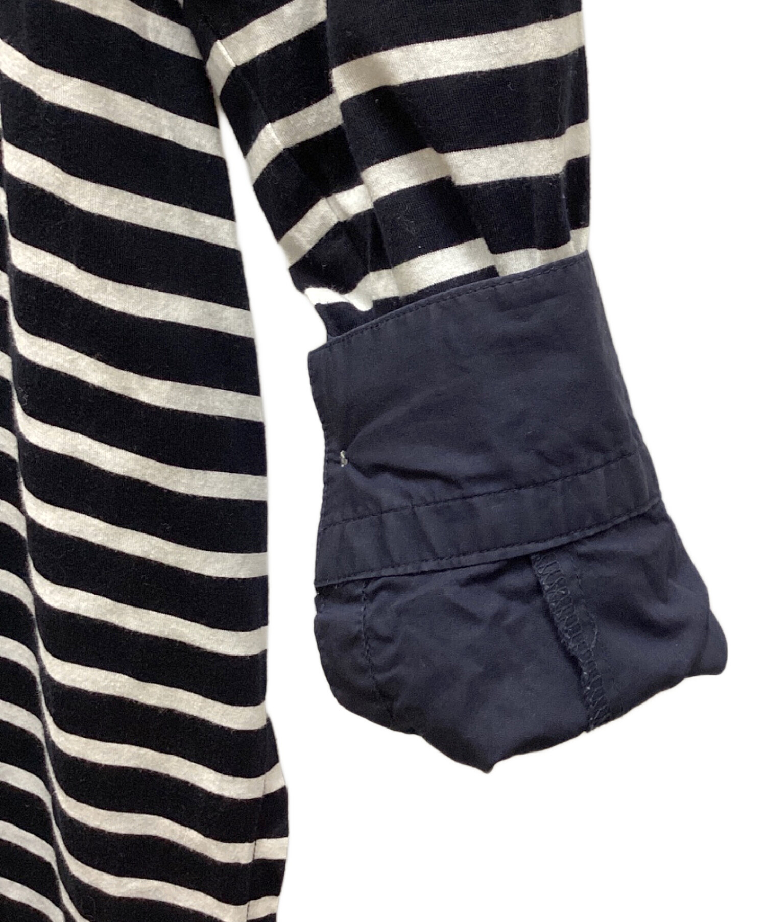 中古・古着通販】ENFOLD (エンフォルド) SHIRT LAYERED BORDER