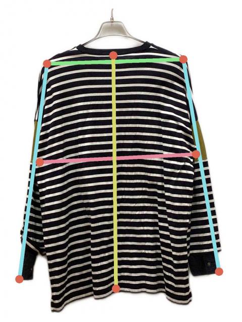 中古・古着通販】ENFOLD (エンフォルド) SHIRT LAYERED BORDER