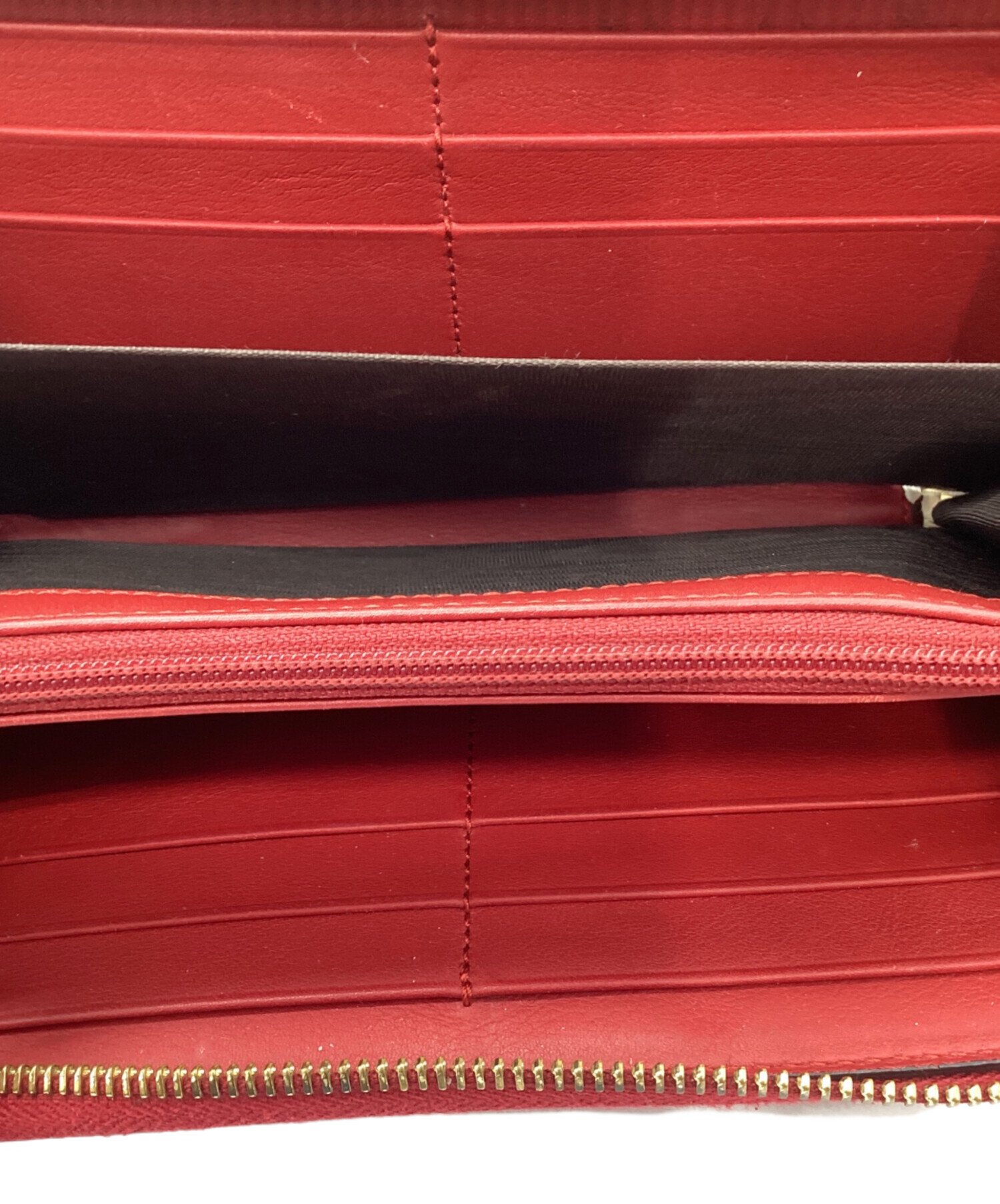 中古・古着通販】GUCCI (グッチ) 長財布 レッド｜ブランド・古着通販