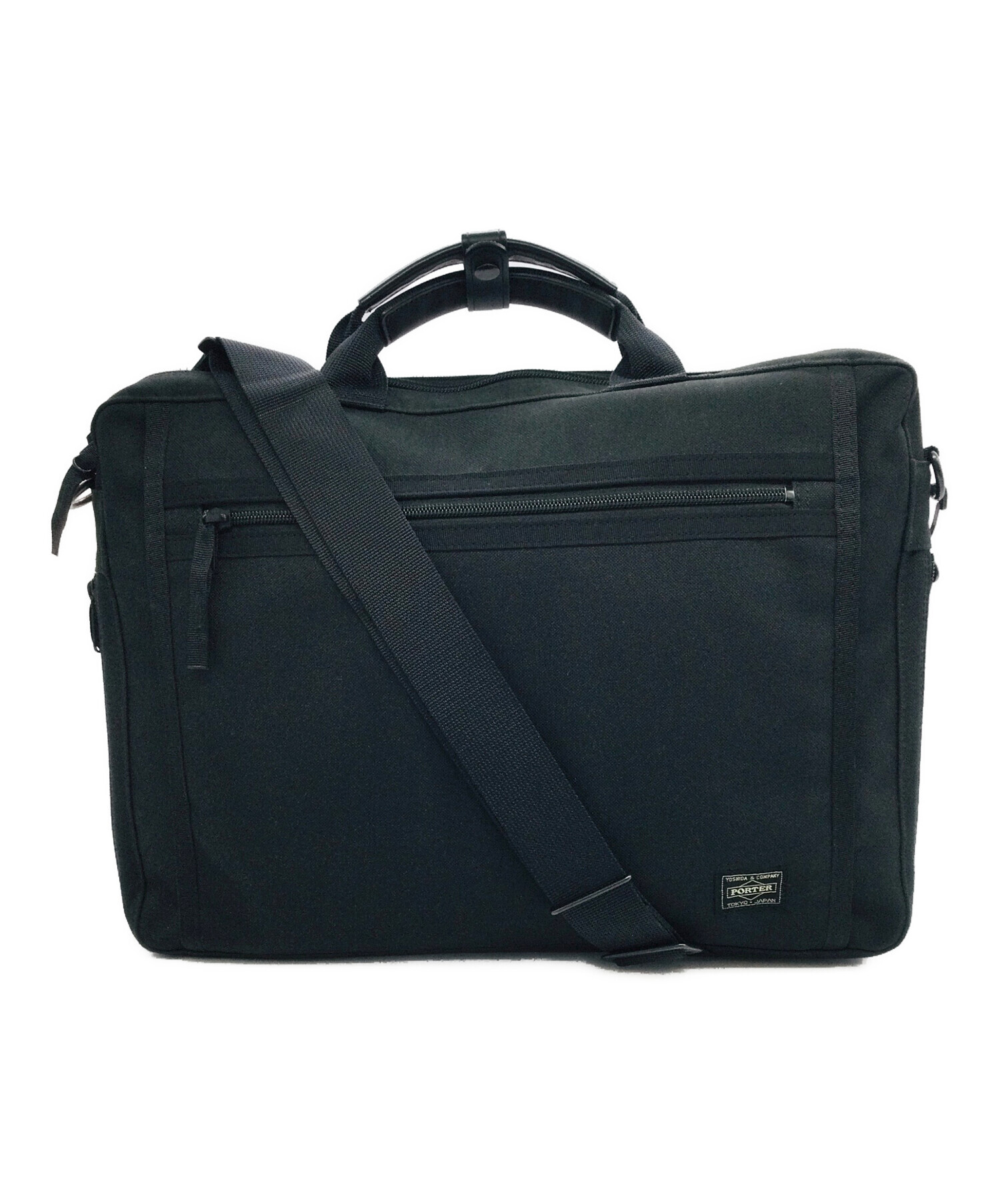 中古・古着通販】PORTER (ポーター) 2WAYブリーフケース ブラック 