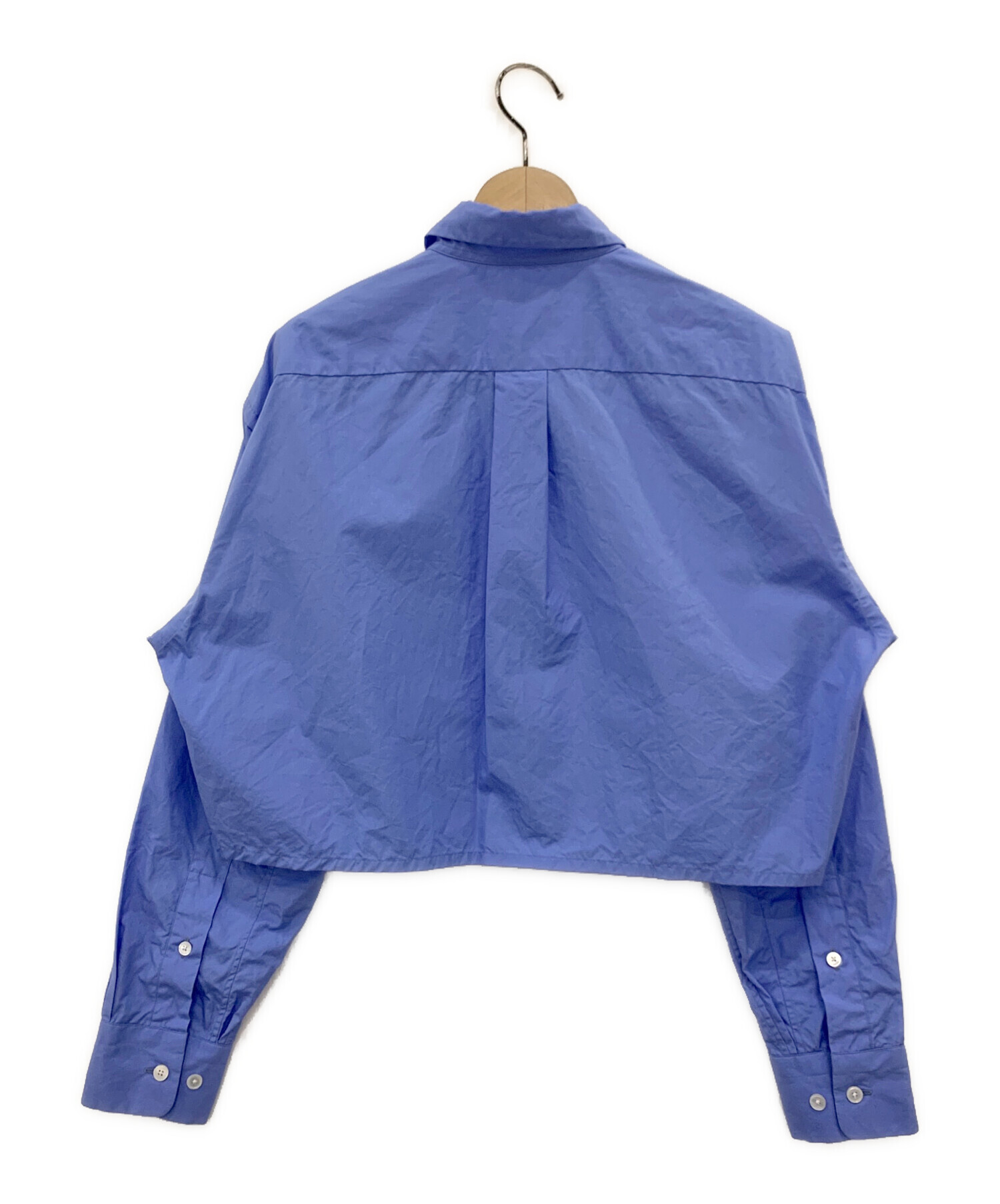 中古・古着通販】YLEVE (イレーヴ) COTTON TYPEWRITER SHORT SH ブルー 
