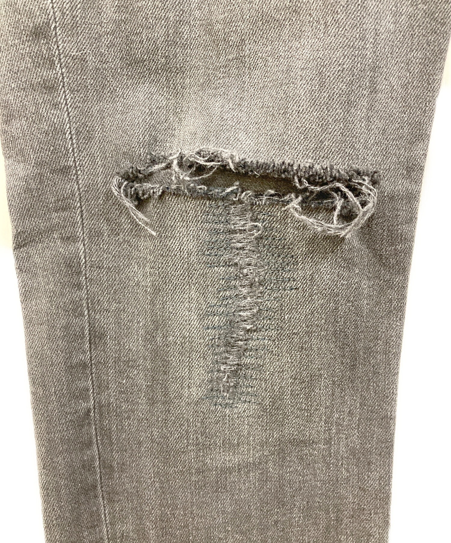 中古・古着通販】Ksubi (スビ) ダメージ加工スキニーデニムパンツ