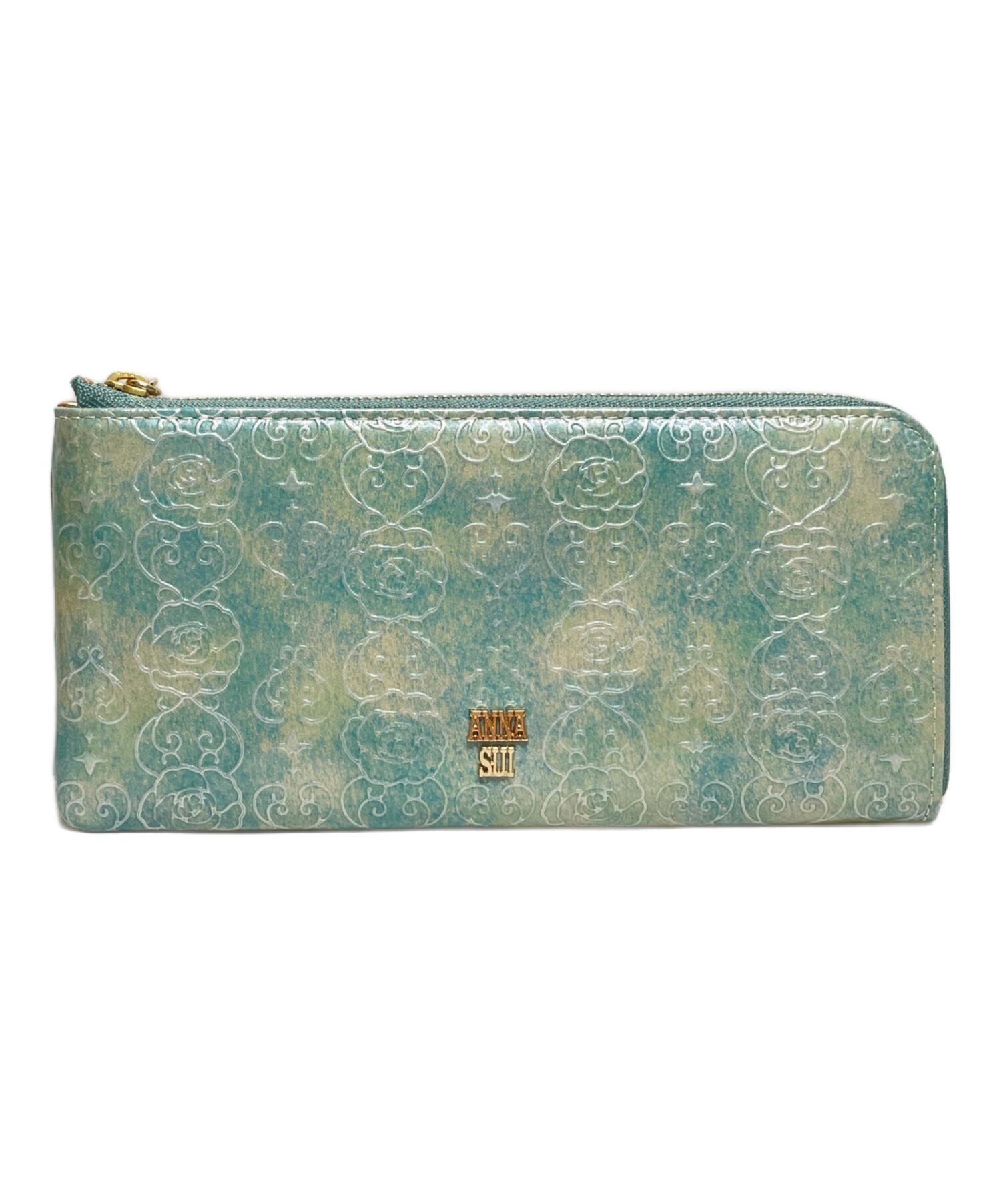 中古・古着通販】ANNA SUI (アナスイ) L字ファスナー長財布 スカイ 