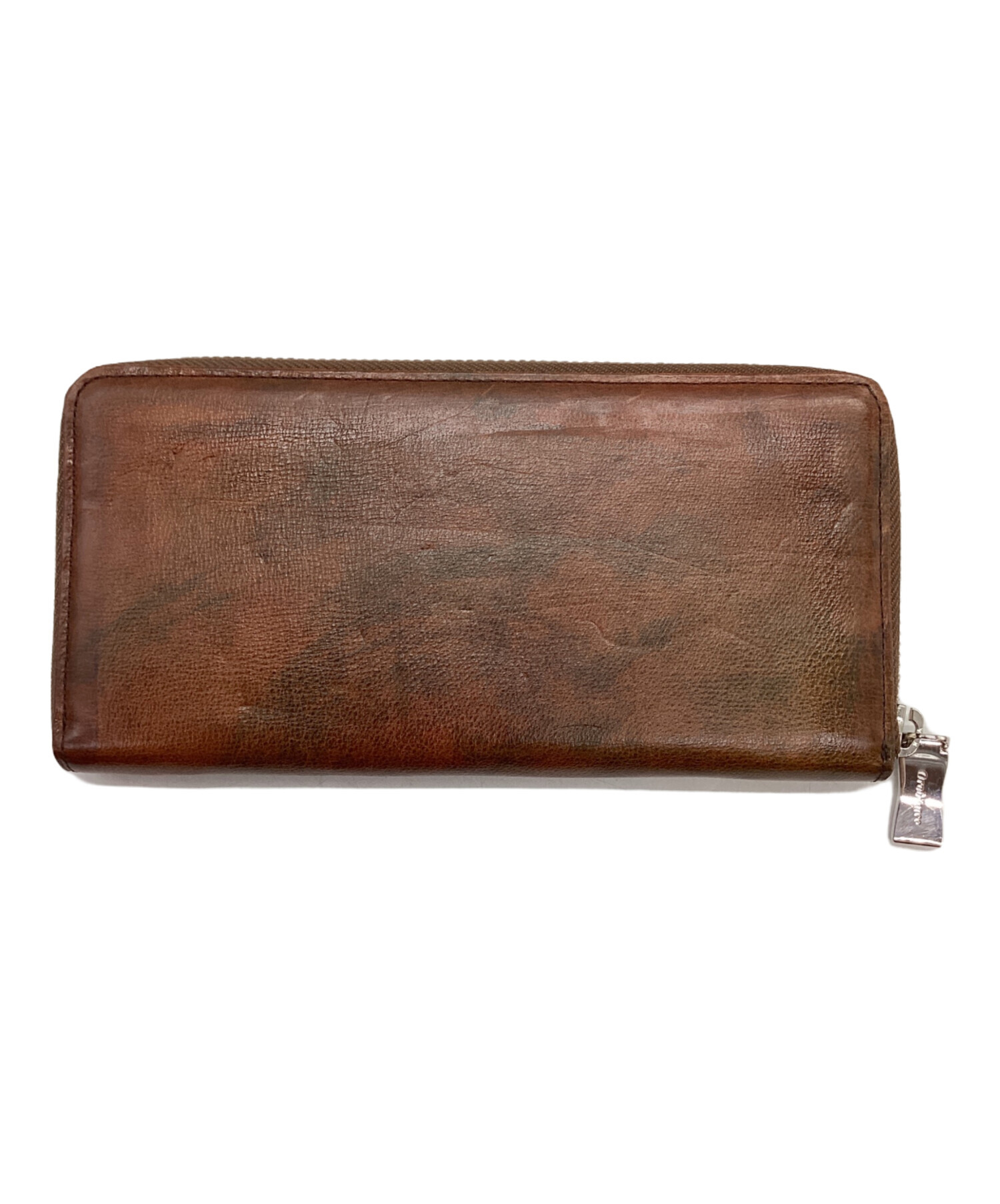 オロビアンコ Orobianco 長財布　イタリア製 ブラウン 中古・古着通販】Orobianco (オロビアンコ) ラウンドファスナー