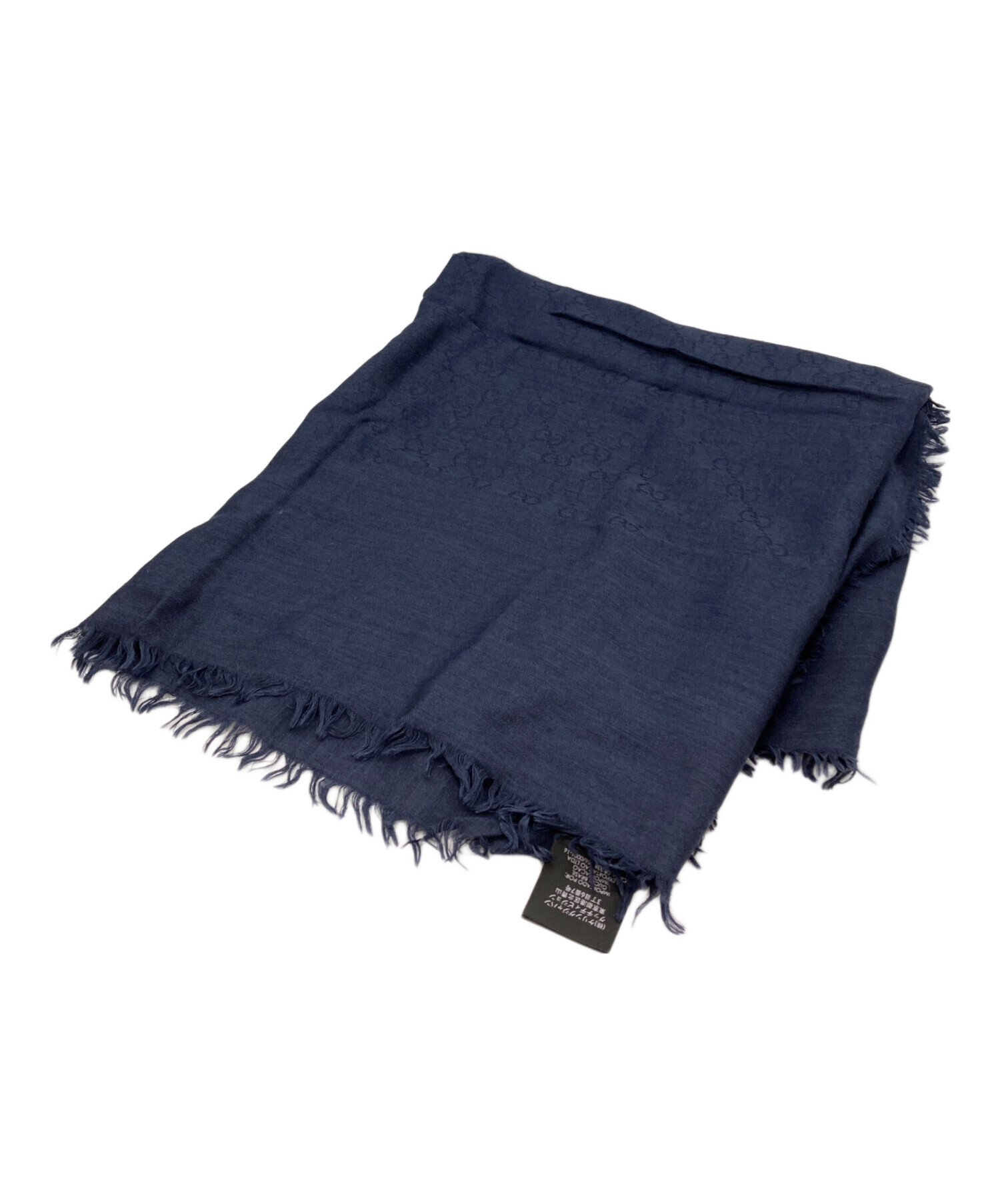 中古・古着通販】GUCCI (グッチ) GGウールシルクスカーフ 508027 