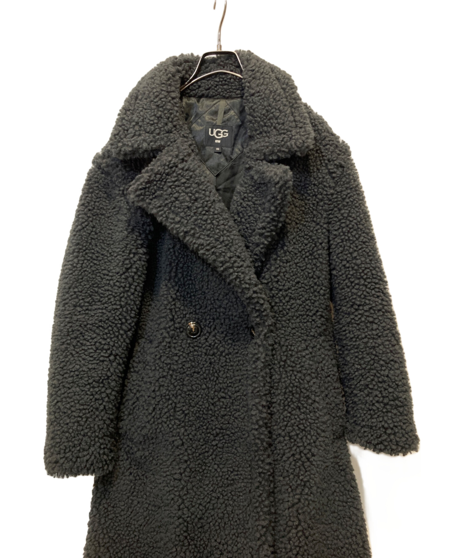 中古・古着通販】UGG (アグ) Gertrude Long Teddy Coat グレー サイズ
