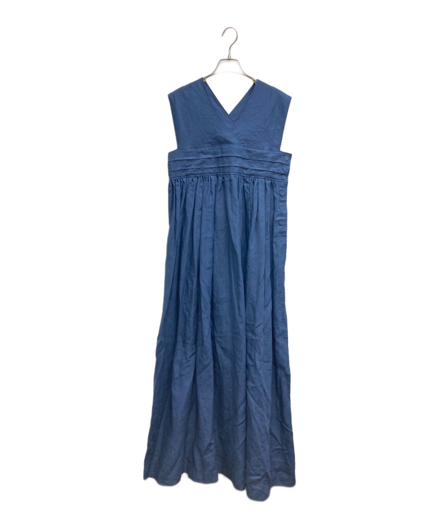 HYKE ハイク LINEN MAXI DRESS ピンク ベージュ HYKE(ハイク)】 LINEN