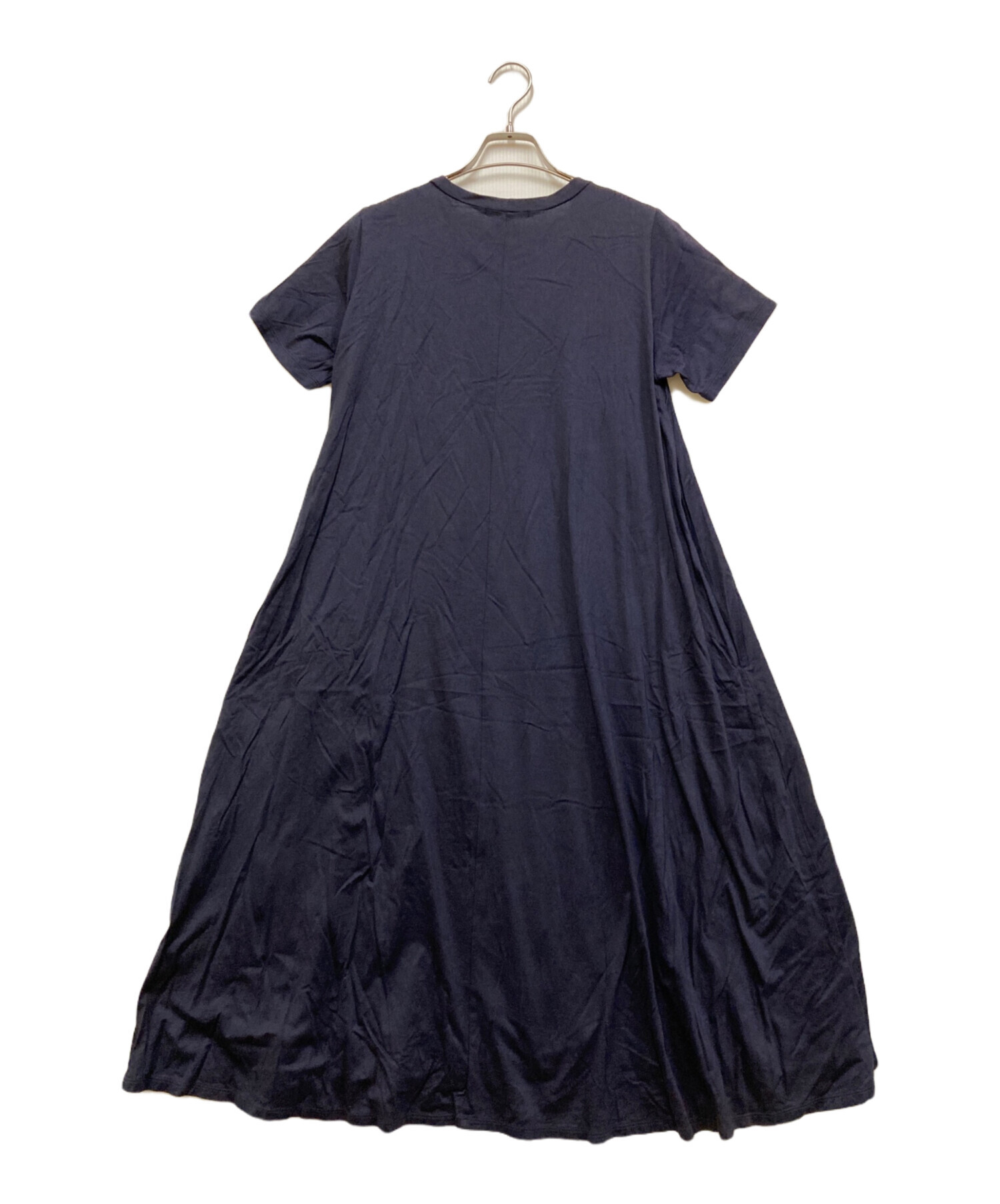 中古・古着通販】mizuiro-ind (ミズイロインド) ワンピース ネイビー 