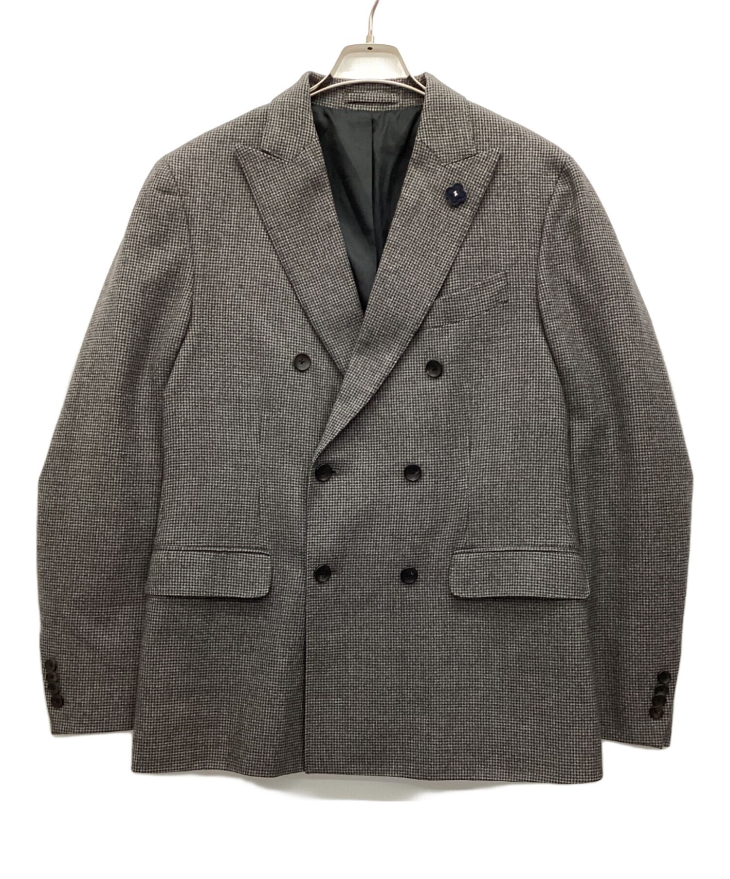 中古・古着通販】LARDINI (ラルディーニ) ダブルジャケット グレー