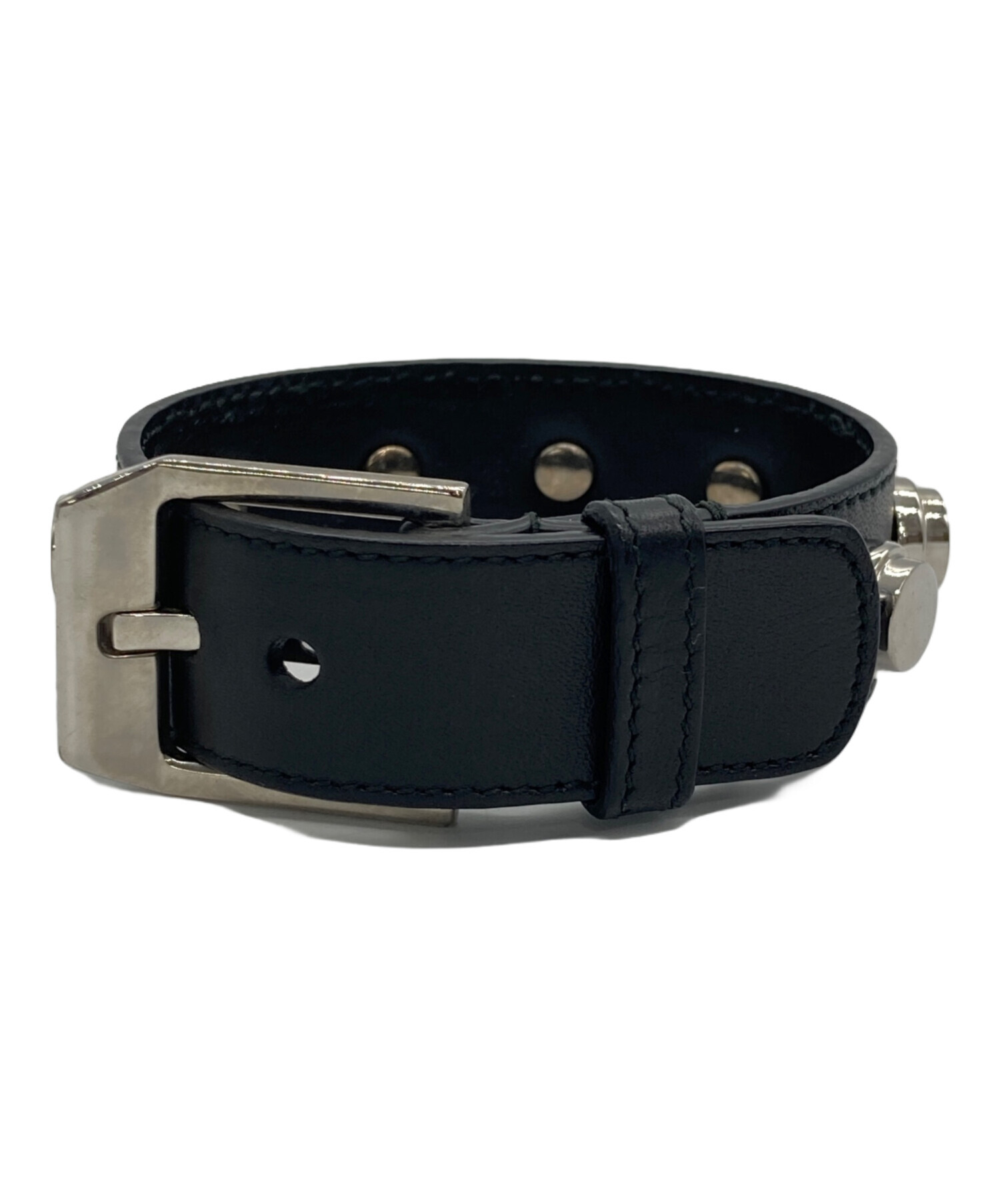 Saint Laurent Paris スタッズ バングル ブレスレット 中古・古着通販】Saint Laurent Paris (サンローランパリ) スタッズ
