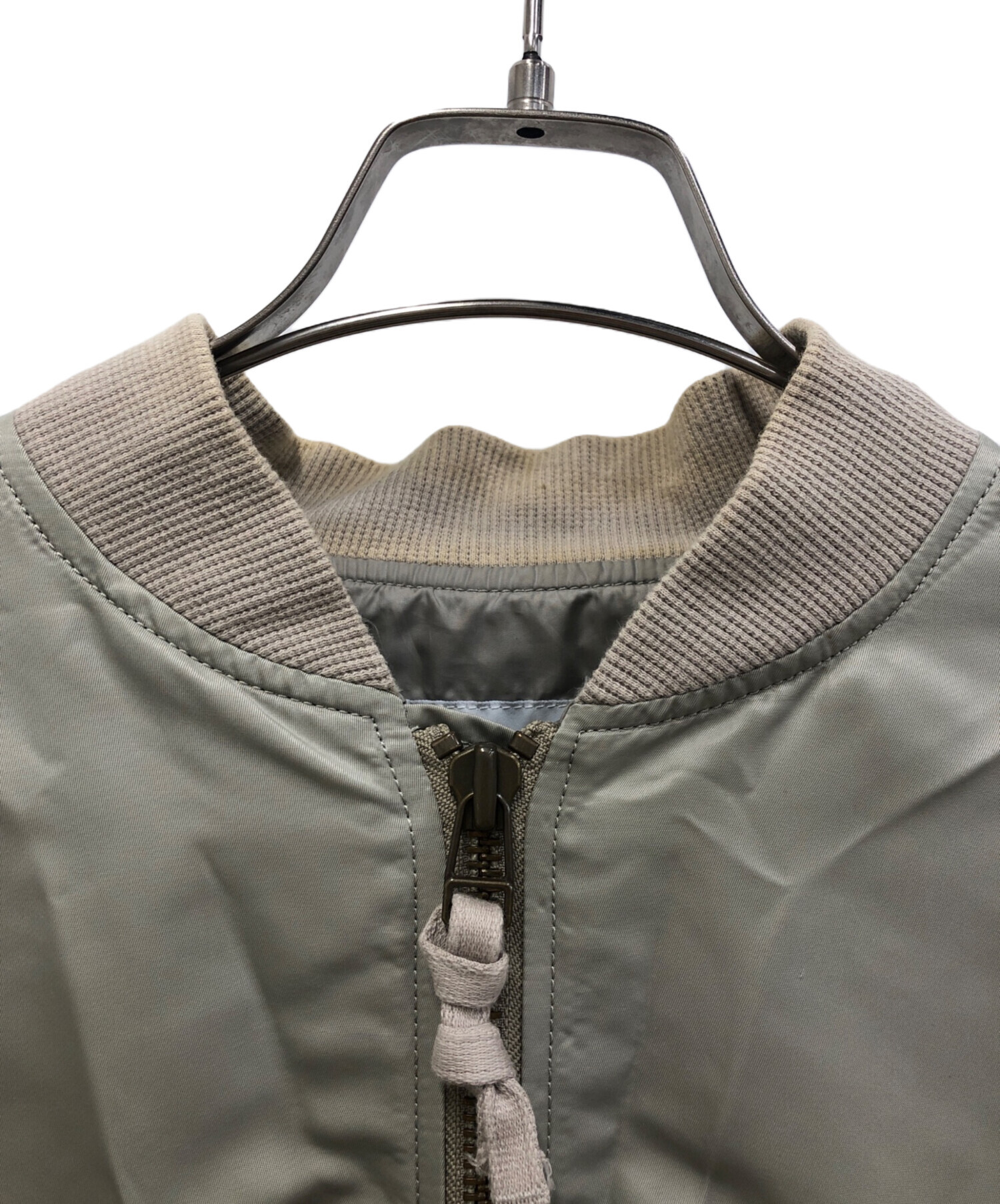 FRAMeWORK ナイロンツイルMA-1 グレー 36 フレームワーク