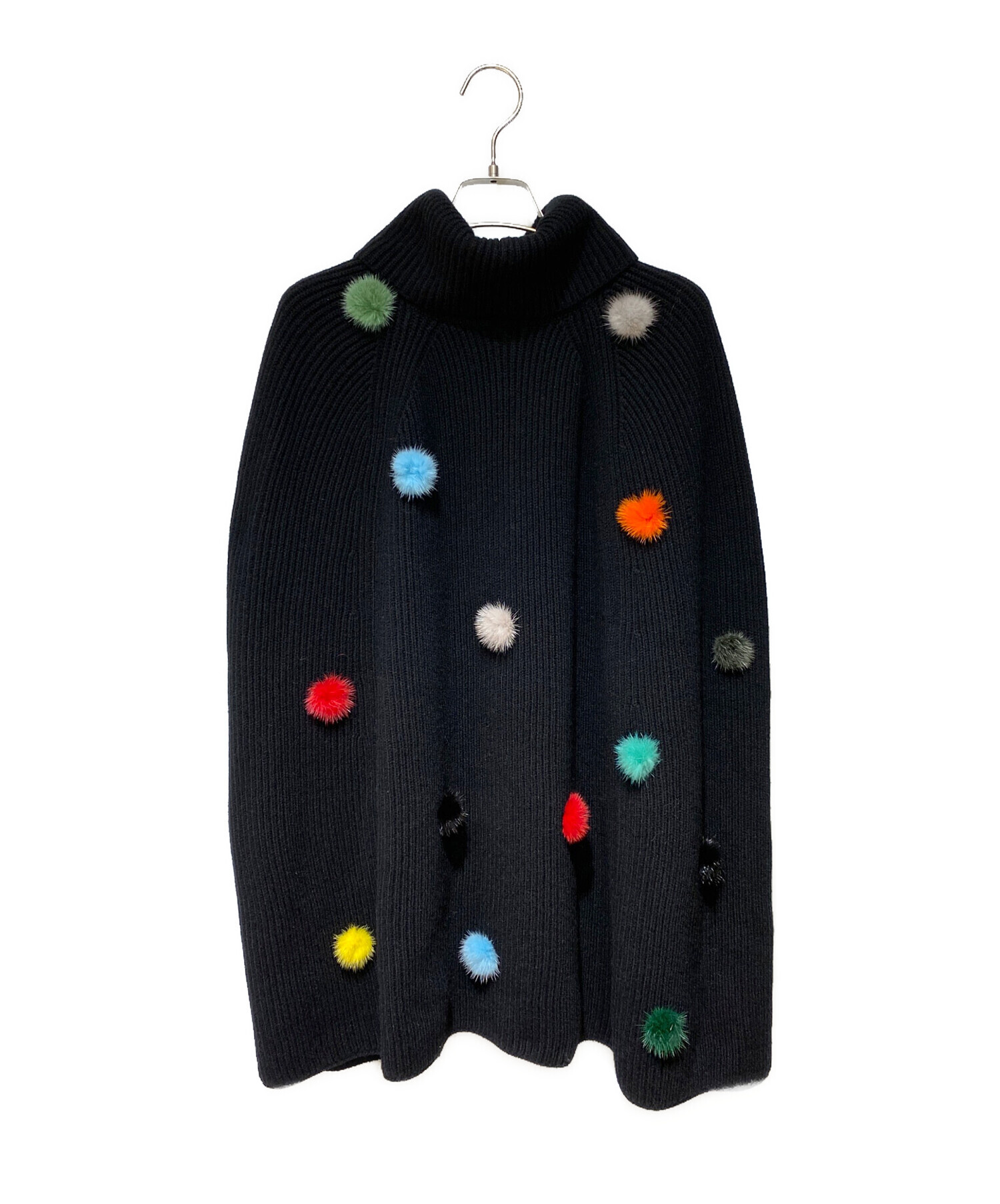 中古・古着通販】FENDI (フェンディ) Cashmere Knit Poncho 中古・古着通販】FENDI (フェンディ) Cashmere Knit Poncho