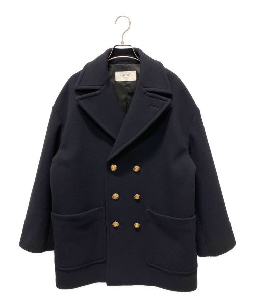 CELINE ウールジレ36 ネイビー CELINE ウールジレ36 ネイビー