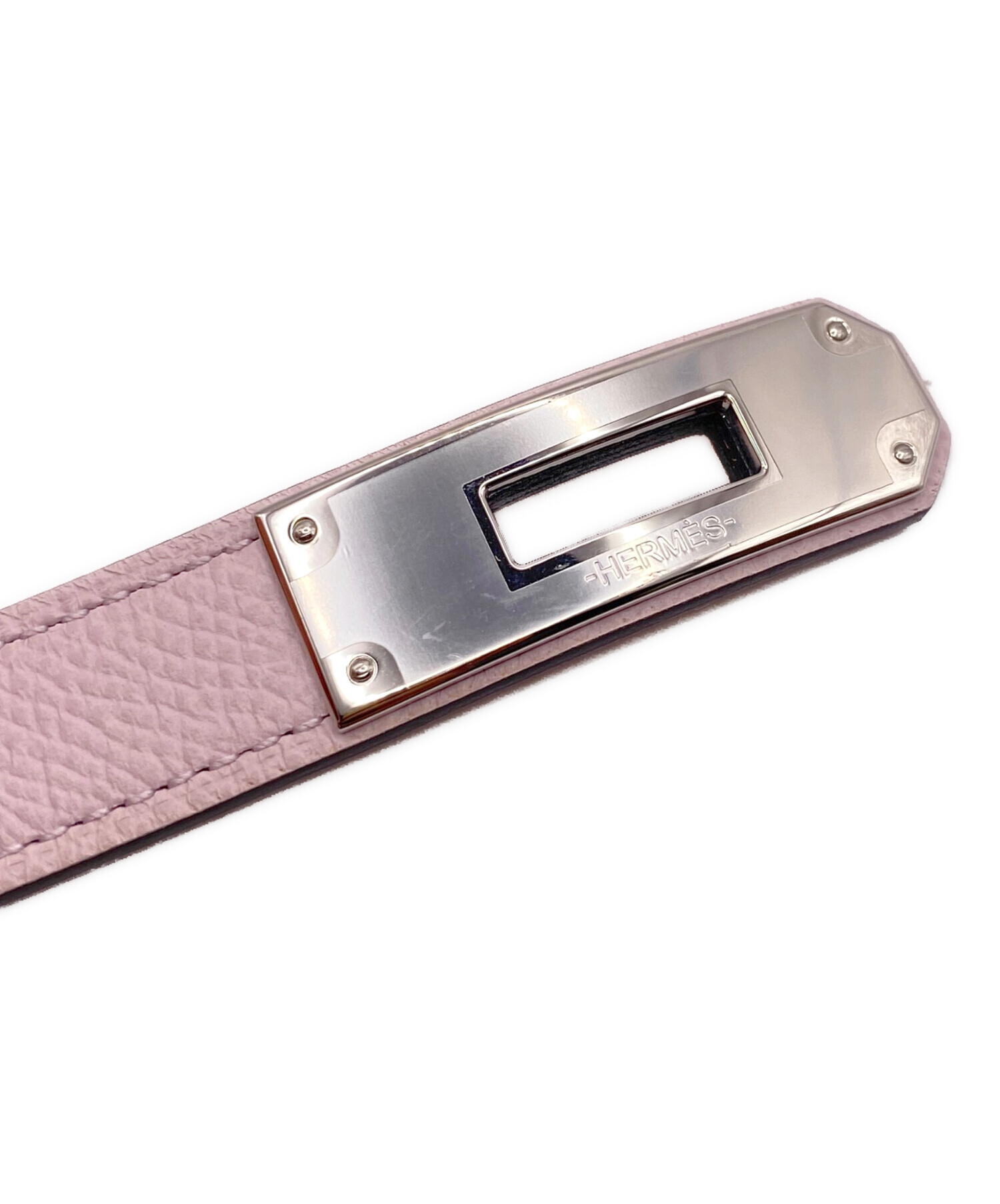 中古・古着通販】HERMES (エルメス) ケリーベルト18 ピンク サイズ:18 