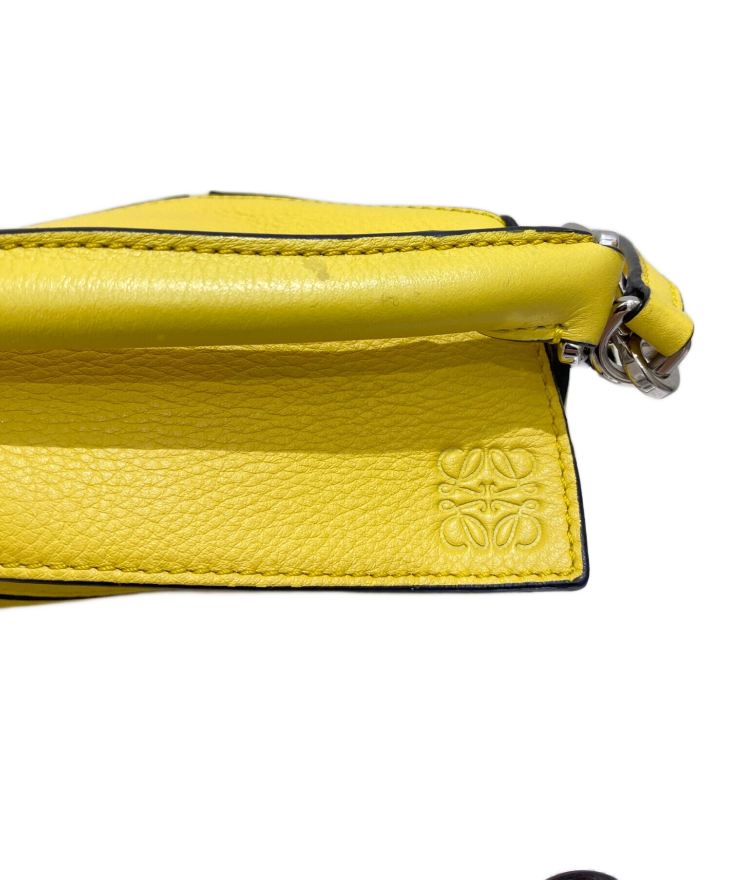 中古・古着通販】LOEWE (ロエベ) パズルバッグ ミニ イエロー サイズ 