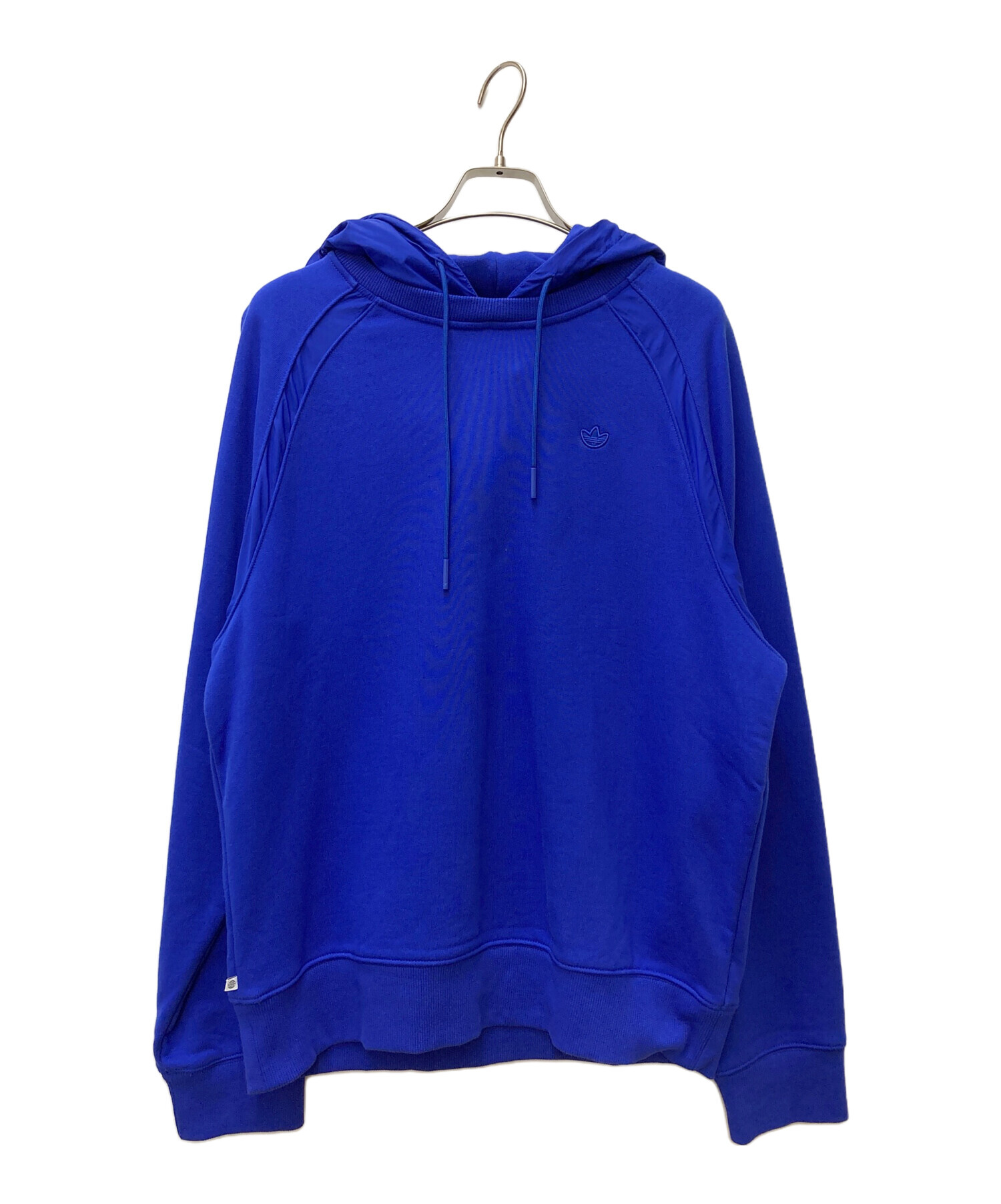 adidas 水色 パーカー レア adidas - adidas パーカー 水色 ライトブルー パステルカラーの通販 by