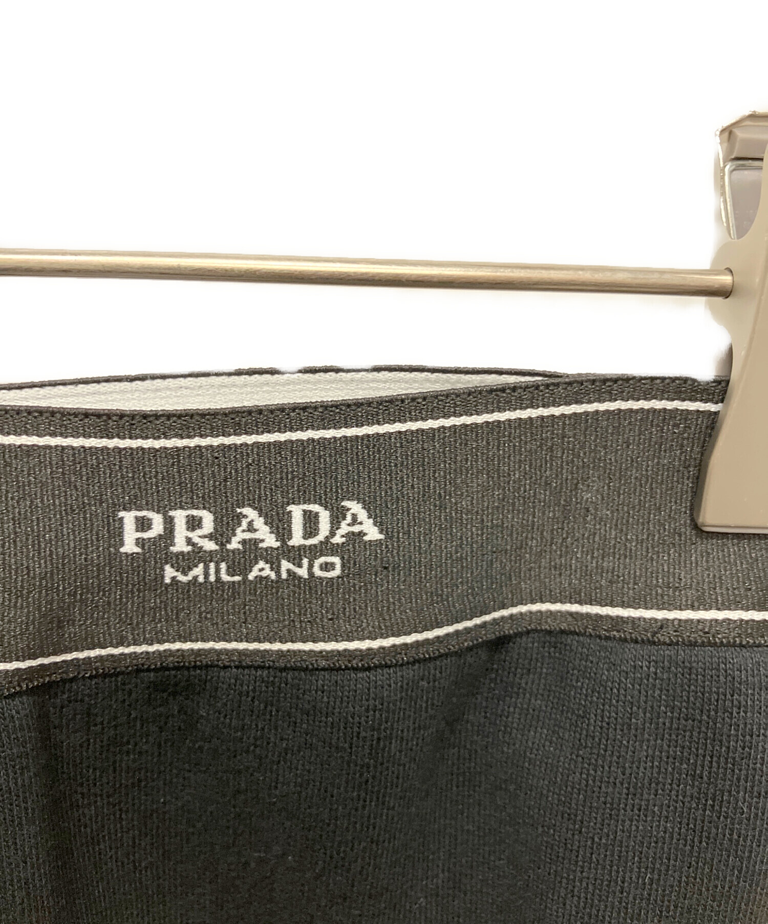 中古・古着通販】PRADA (プラダ) ロゴウエストスウェットパンツ 