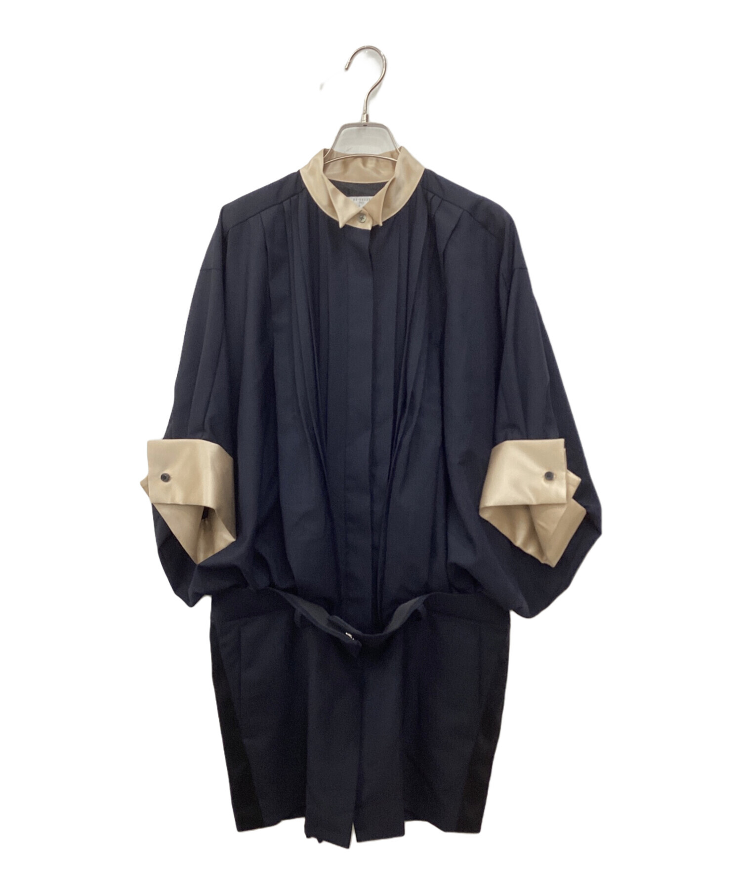 中古・古着通販】sacai (サカイ) Suiting Mix Dress ネイビー サイズ