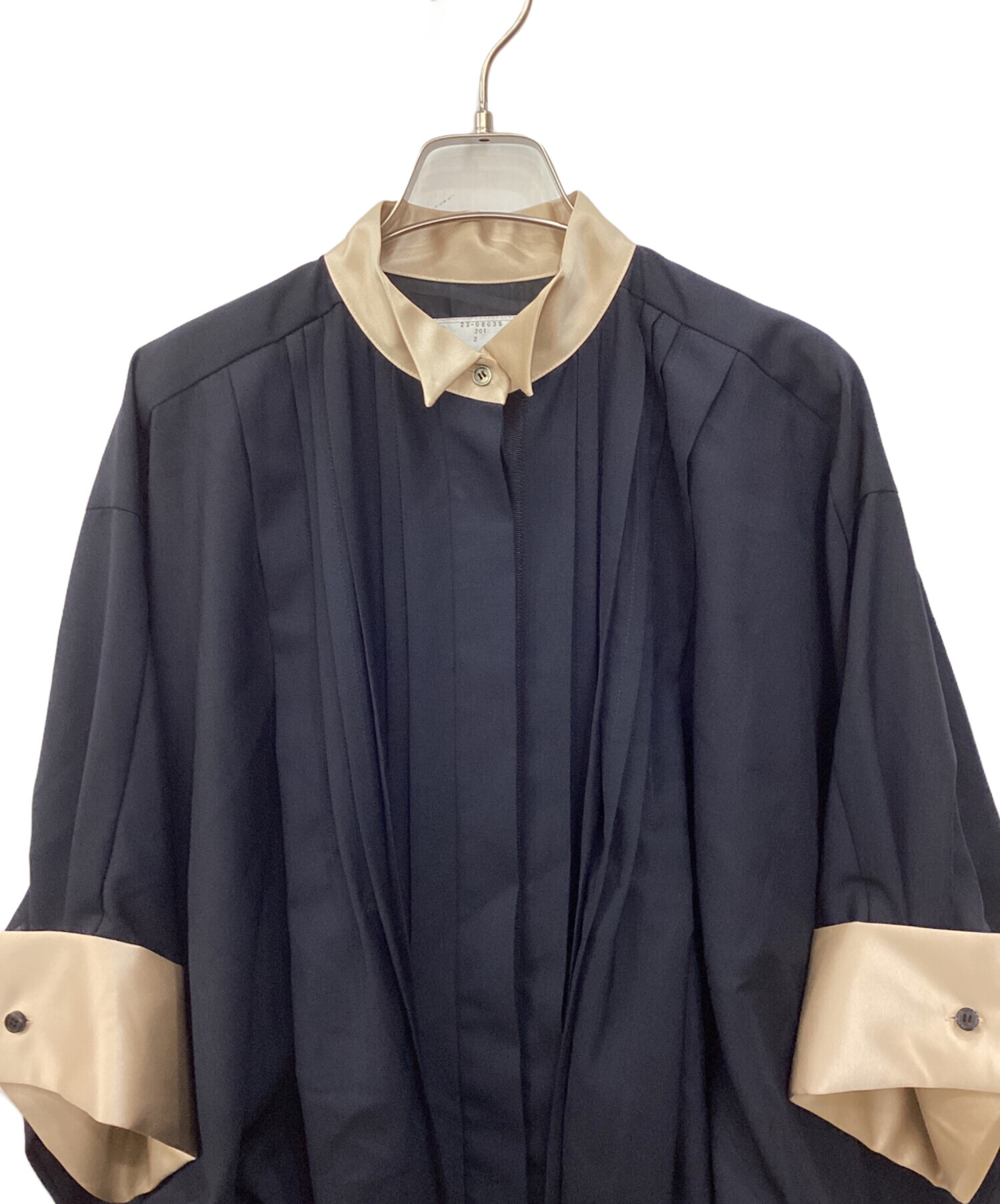 中古・古着通販】sacai (サカイ) Suiting Mix Dress ネイビー サイズ