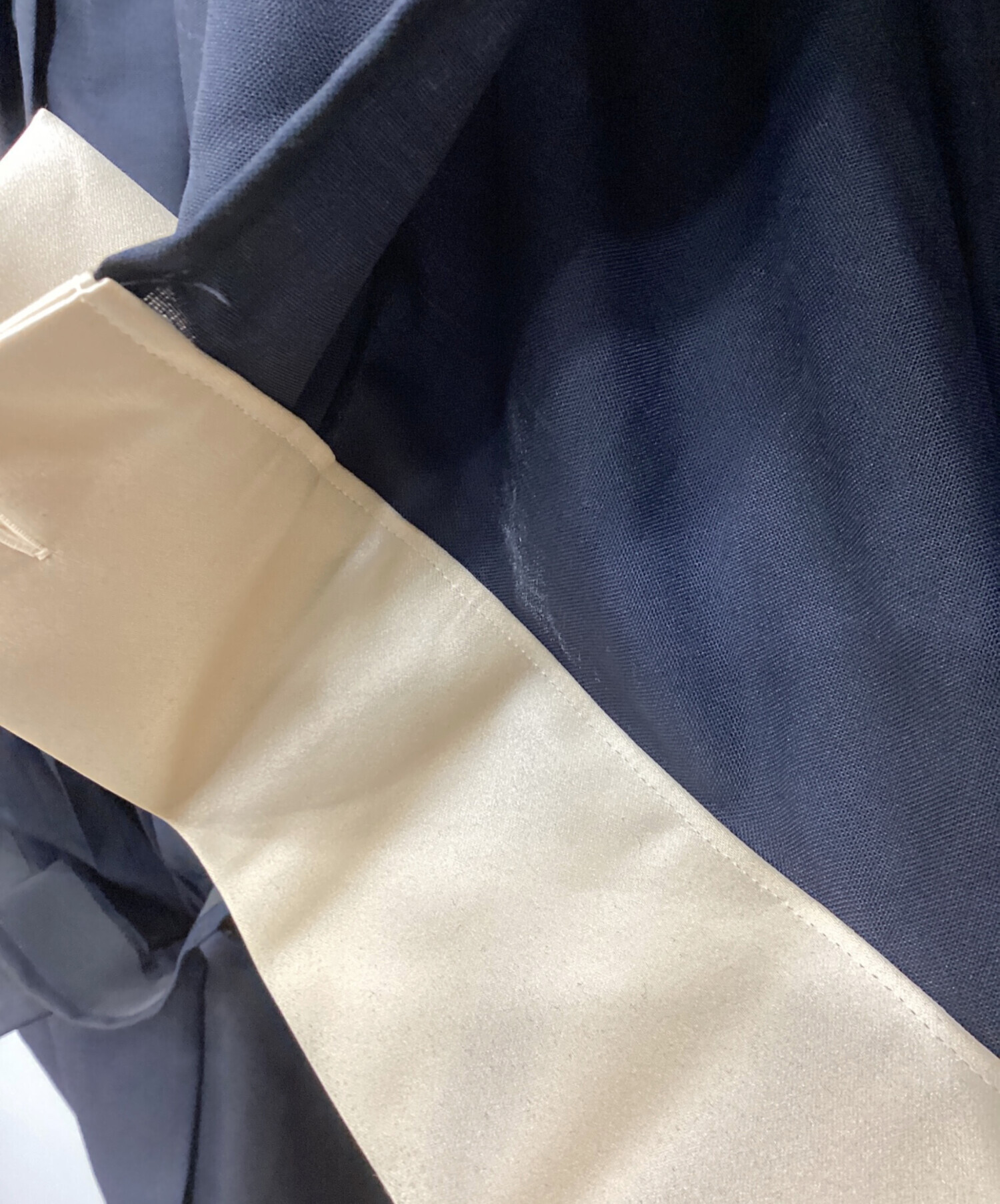 中古・古着通販】sacai (サカイ) Suiting Mix Dress ネイビー サイズ
