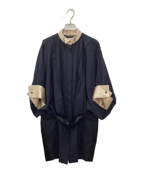 中古・古着通販】sacai (サカイ) Suiting Mix Dress ネイビー サイズ