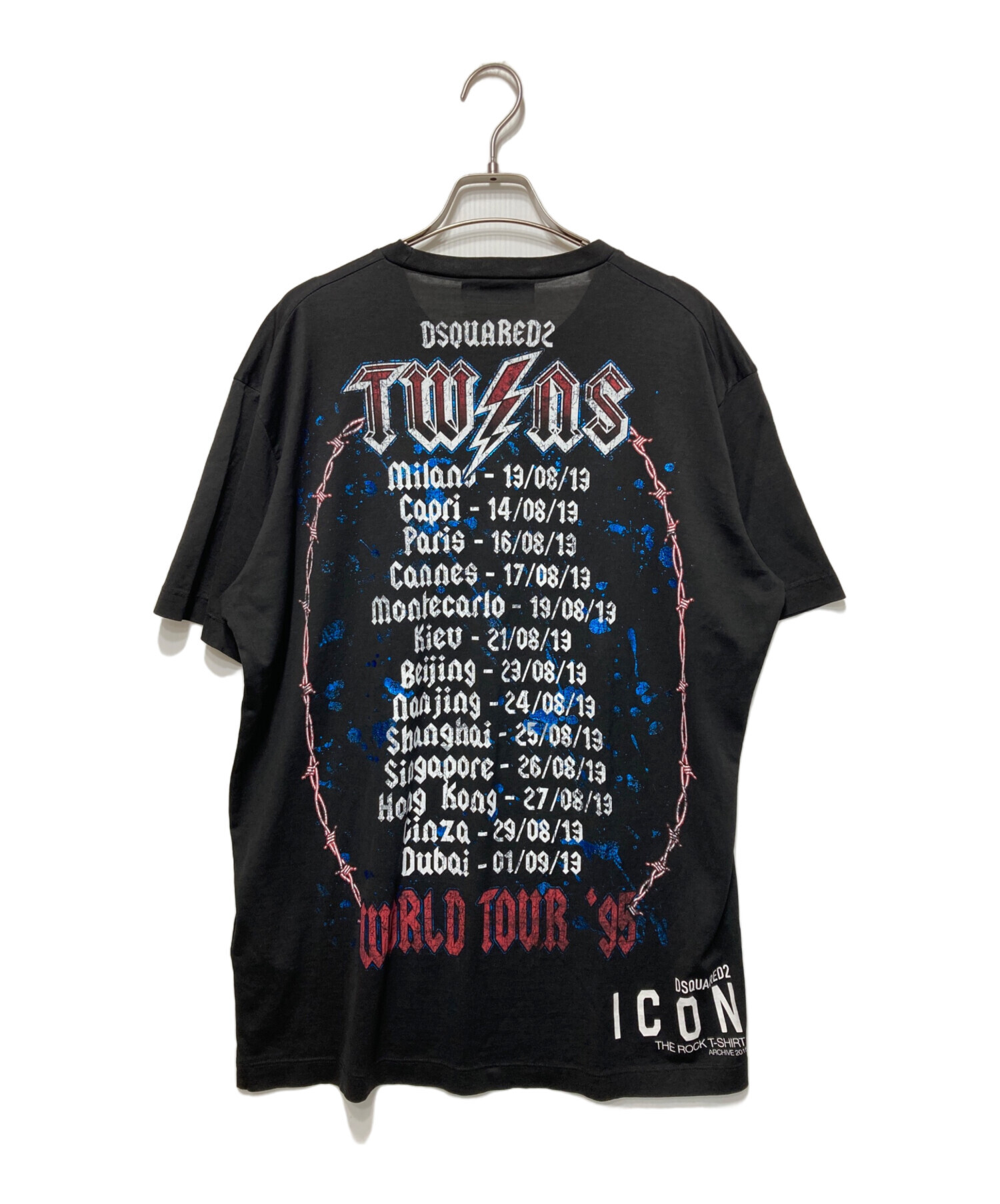 中古・古着通販】DSQUARED2 (ディースクエアード) プリントTシャツ 