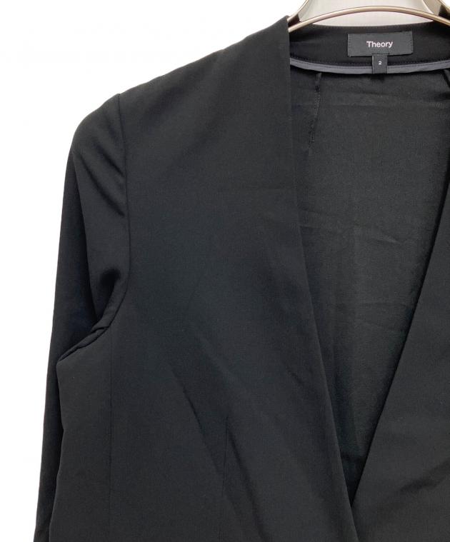 中古・古着通販】theory (セオリー) Powder Crepe CL Collarless JK