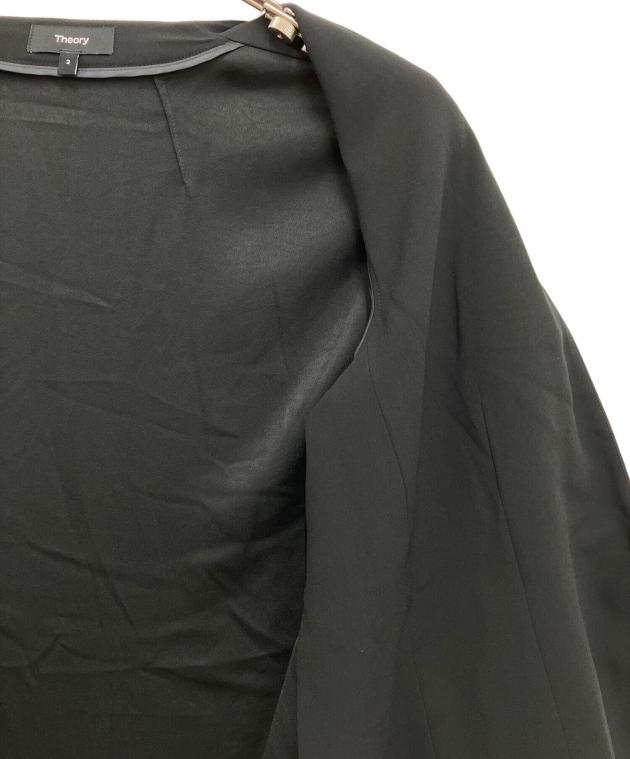 中古・古着通販】theory (セオリー) Powder Crepe CL Collarless JK