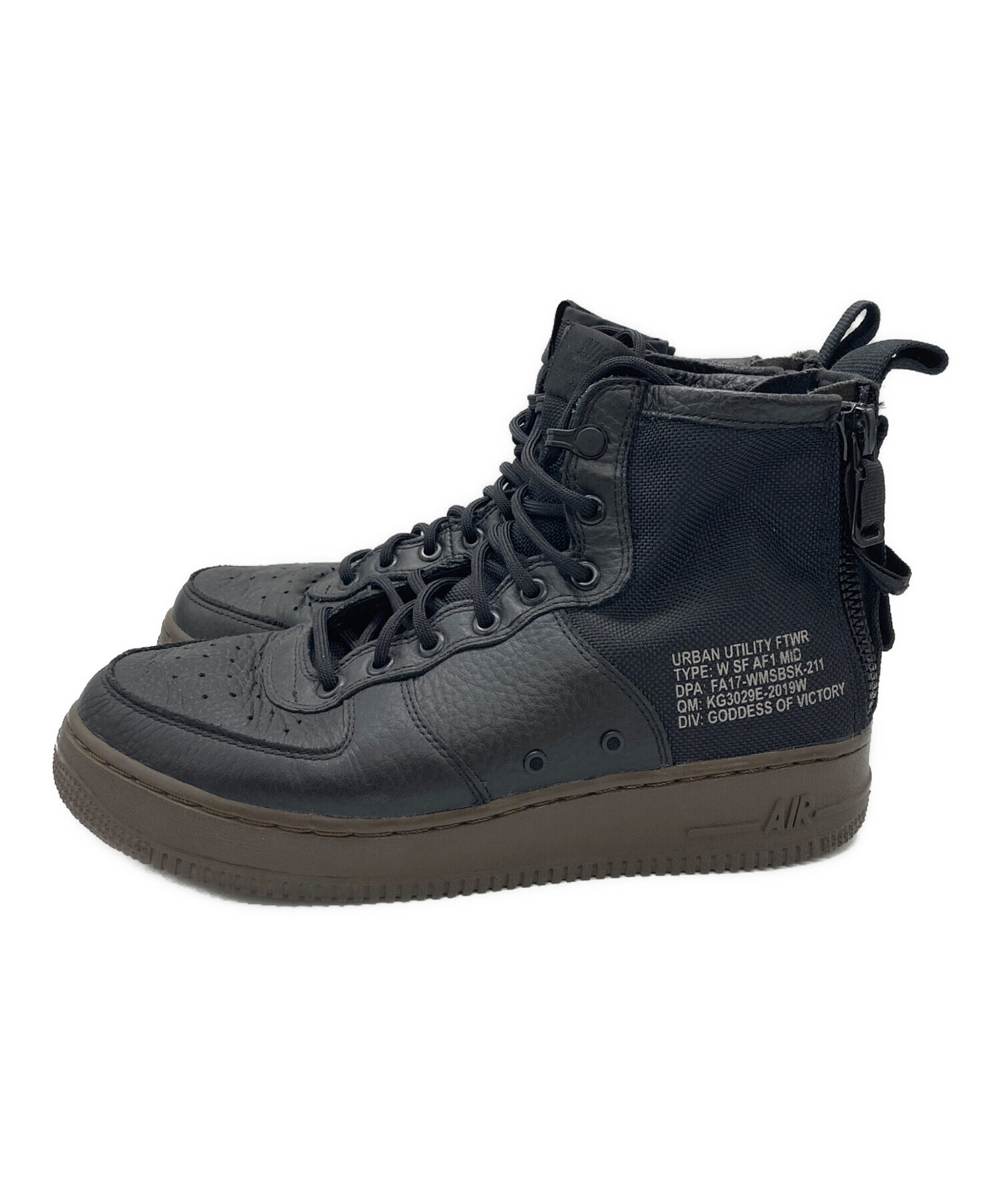 中古・古着通販】NIKE (ナイキ) スニーカー ブラック サイズ:25.5 