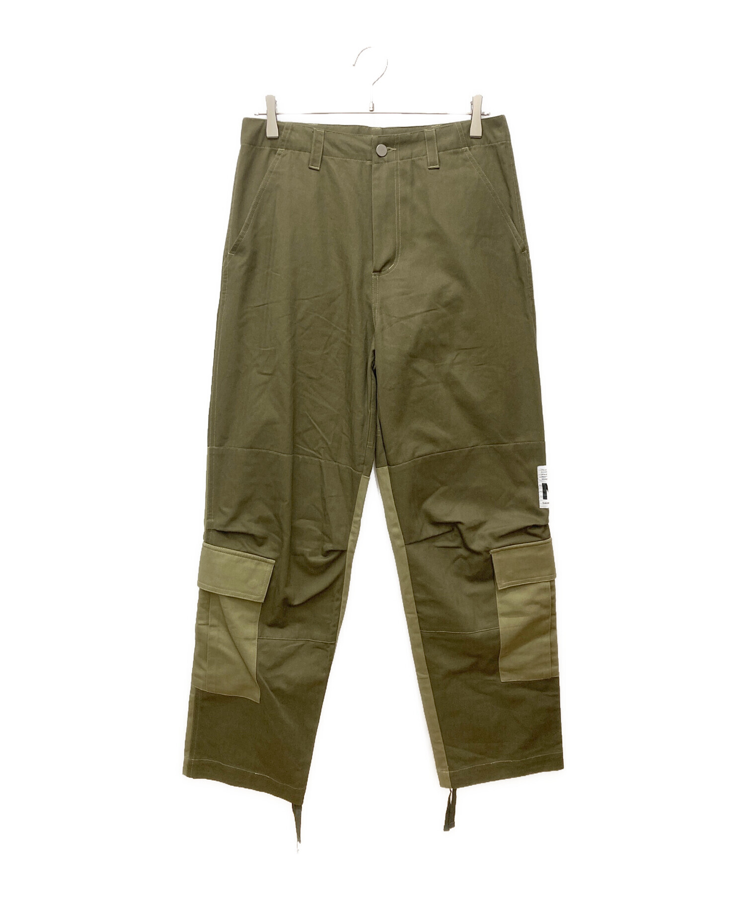 【雷市場（ポンジャン）商品韓国直送】 NOMANUAL(ノーマニュアル) コットン パンツ A\u0027GEM⁄9 × .kom 『NOMANUAL⁄ノーマニュアル』 WAVE CURVED DENIM PANTS