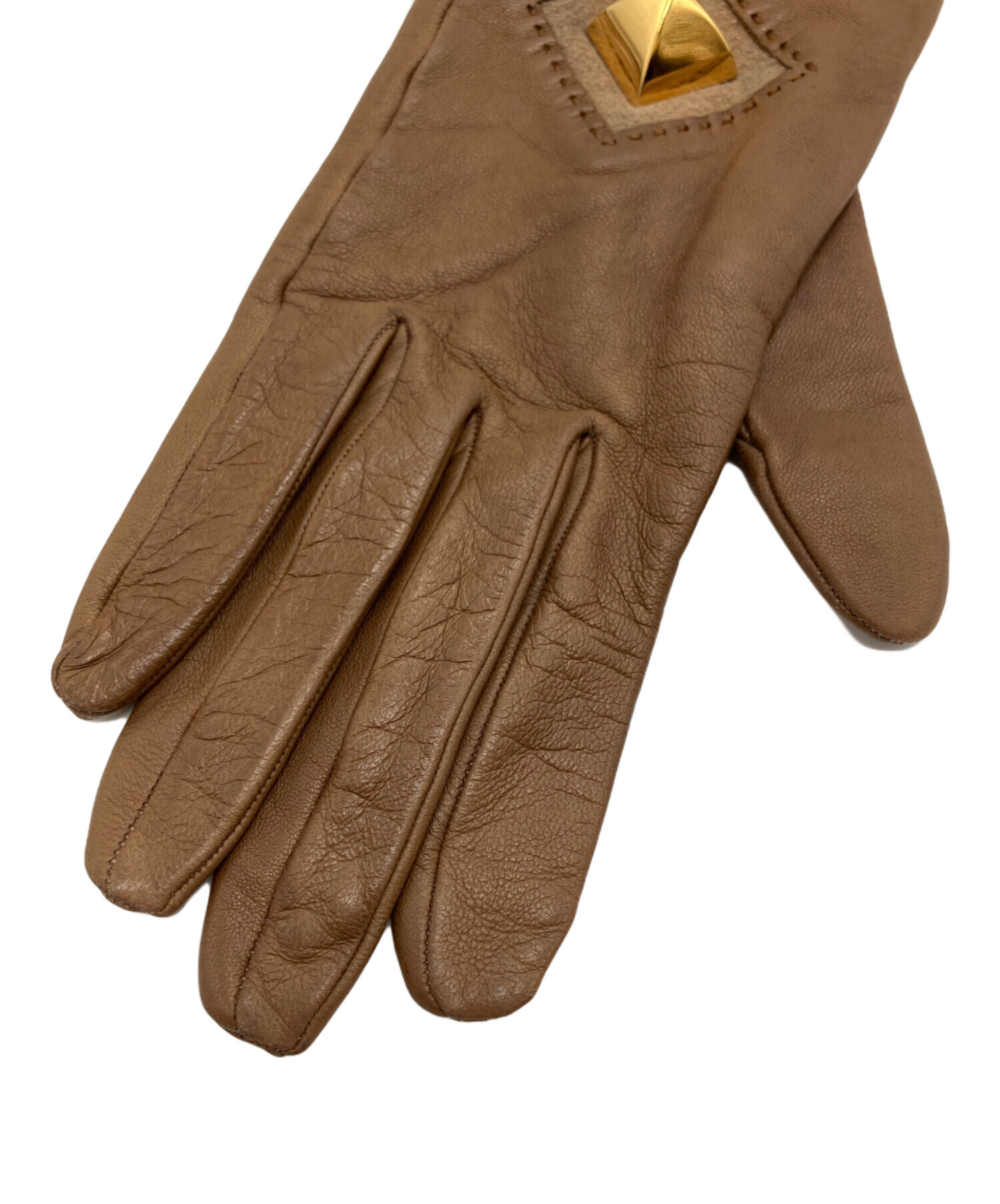 中古・古着通販】HERMES (エルメス) レザーグローブ｜ブランド・古着