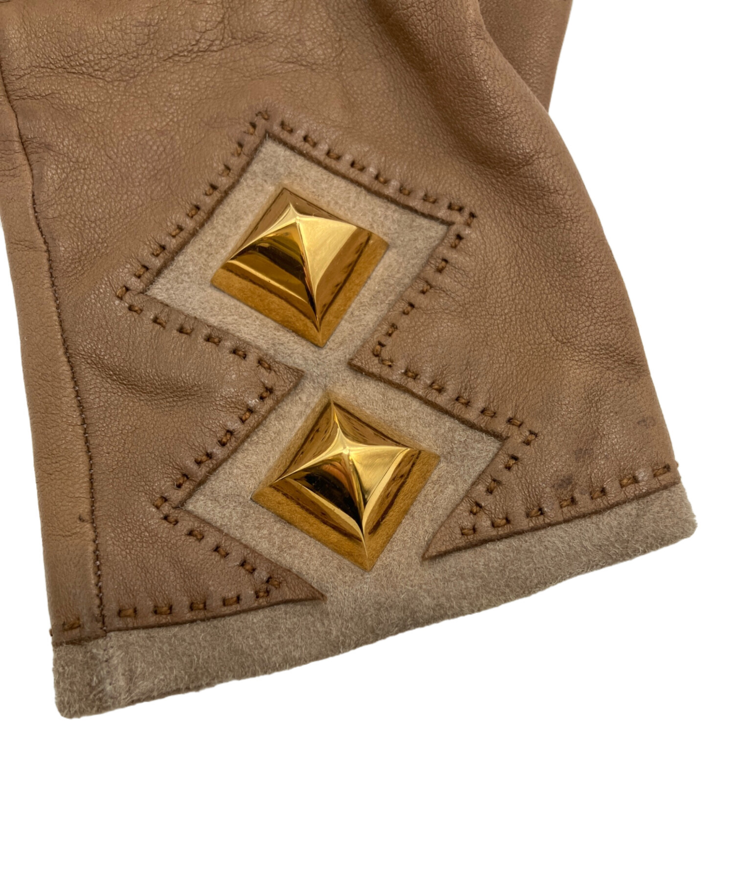 中古・古着通販】HERMES (エルメス) レザーグローブ｜ブランド・古着