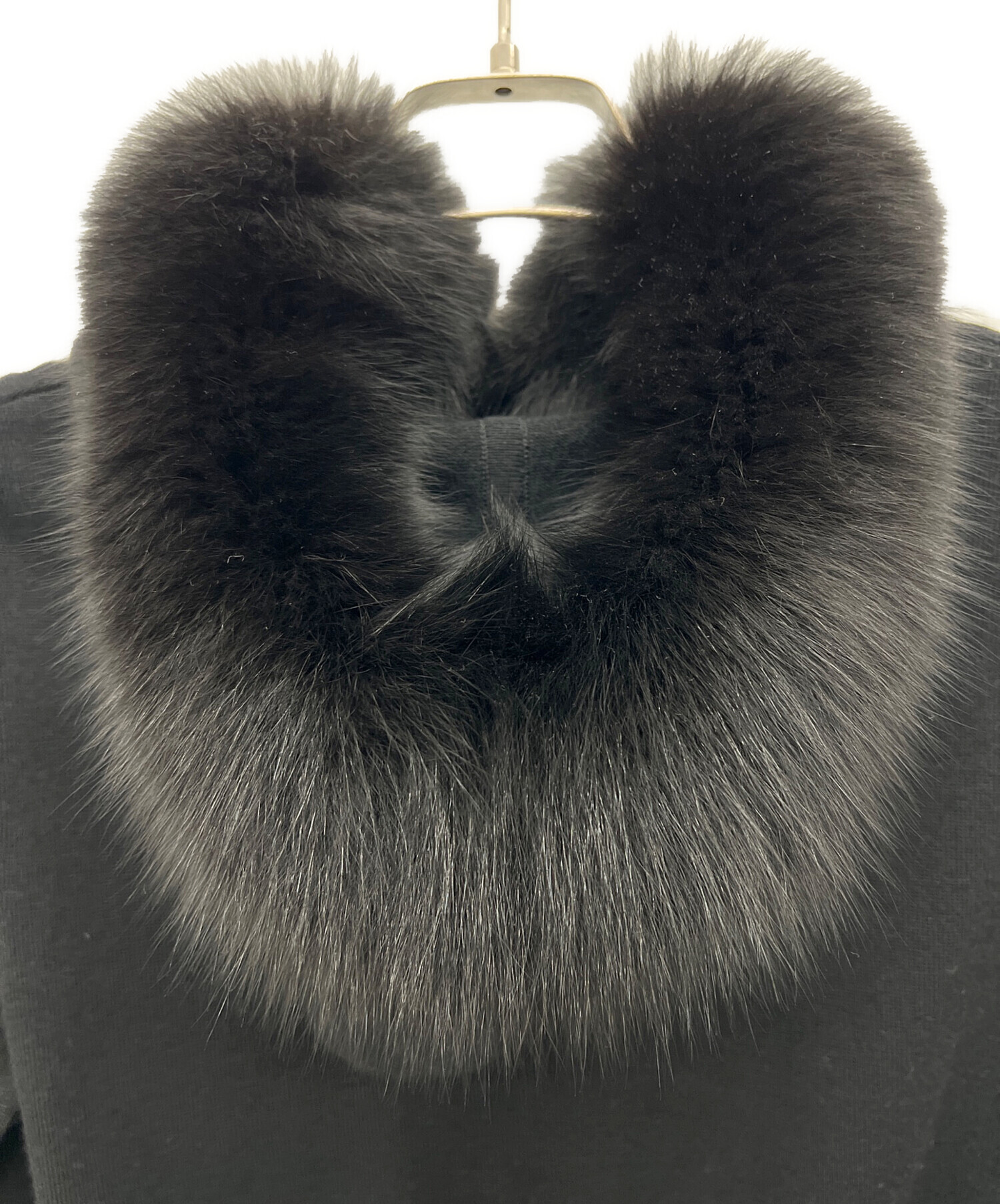 中古・古着通販】FOXEY (フォクシー) FOXファー付ニットパーカー