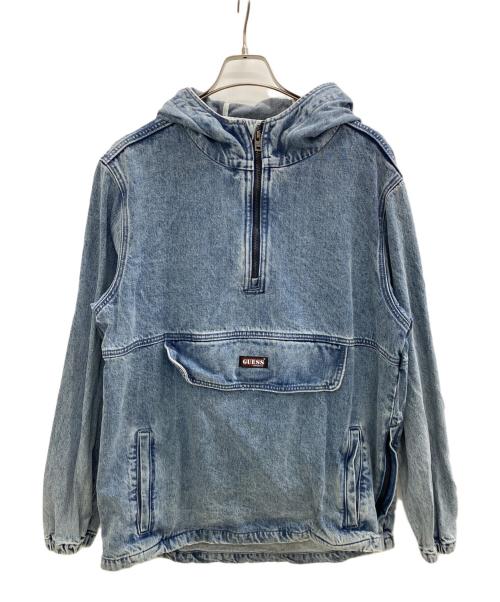 中古・古着通販】GUESS (ゲス) デニムアノラックパーカー インディゴ