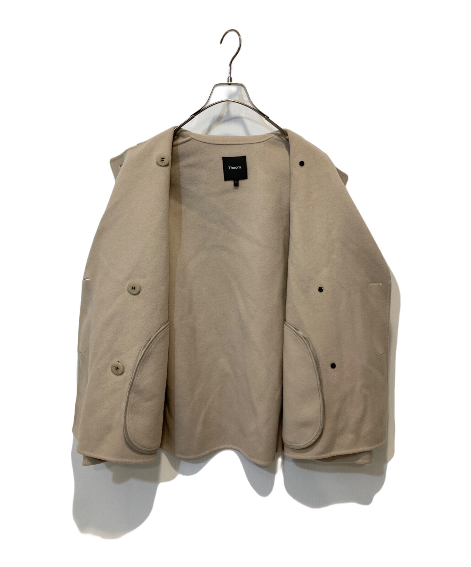 中古・古着通販】theory (セオリー) コート ベージュ サイズ:S