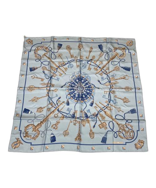 中古・古着通販】HERMES (エルメス) カレ90 ライトブルー｜ブランド