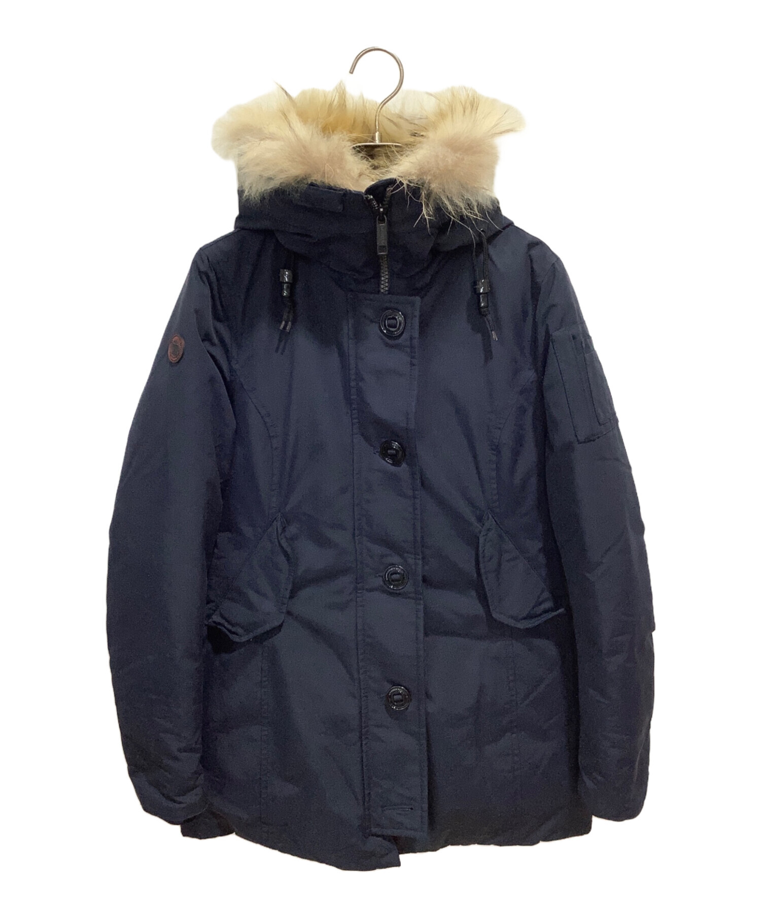 レア! 90s 初期 Maharishi 忍者タグ ダウンジャケット　ネイビー レア! 90s 初期 Maharishi 忍者タグ ダウンジャケット ネイビー - メルカリ