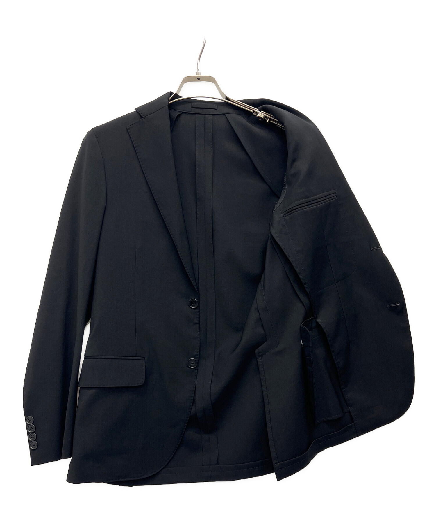 coal【新品未使用】LARDINI スーツ セットアップ ジャケット 中古・古着通販】LARDINI (ラルディーニ) セットアップスーツ ブラック