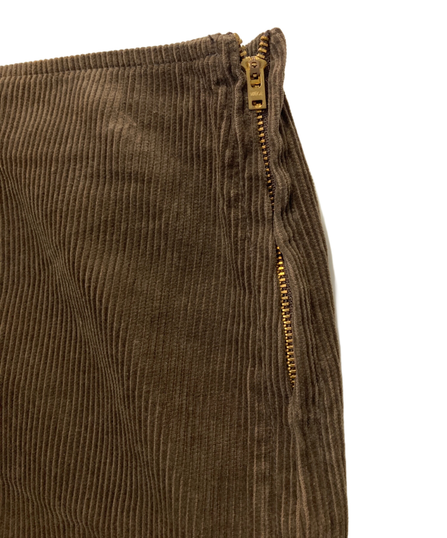 中古・古着通販】MEYAME (メヤメ) CORDUROY UPSIDE-DOWN SKIRT 