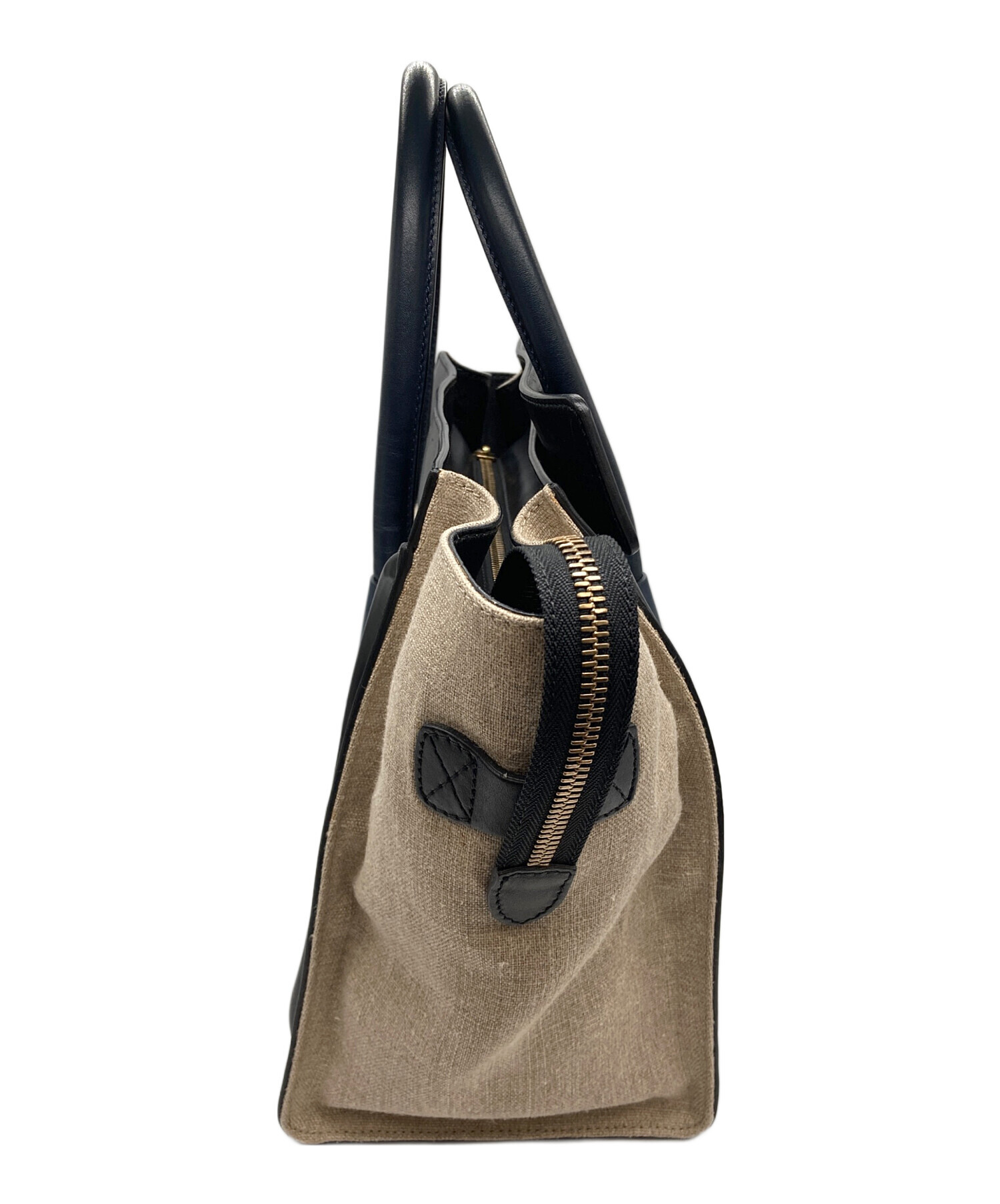 【✨美品✨】 セリーヌ ラゲージ ミニ トートバッグ ベージュ 付属品完備 中古・古着通販】CELINE (セリーヌ) ラゲージ ミニトートバッグ