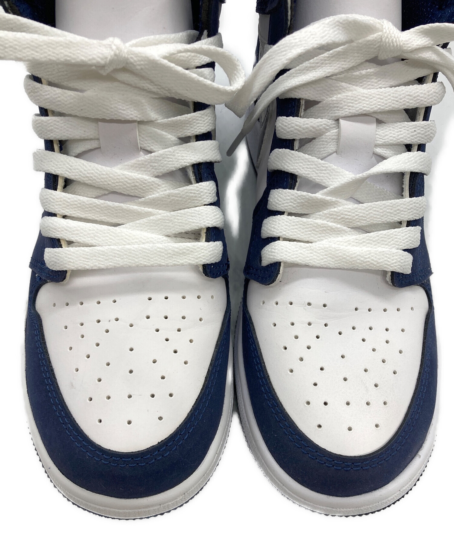 中古・古着通販】NIKE (ナイキ) ハイカットスニーカー ホワイト