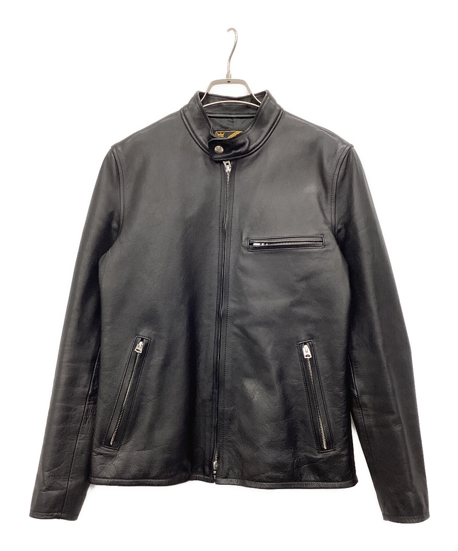 中古・古着通販】Y'2 LEATHER (ワイツーレザー) シングルライダース